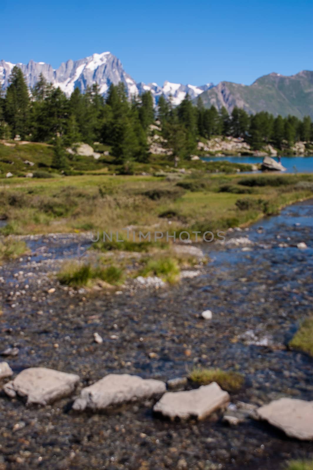 lake d'arpy,val d'aosta,italy