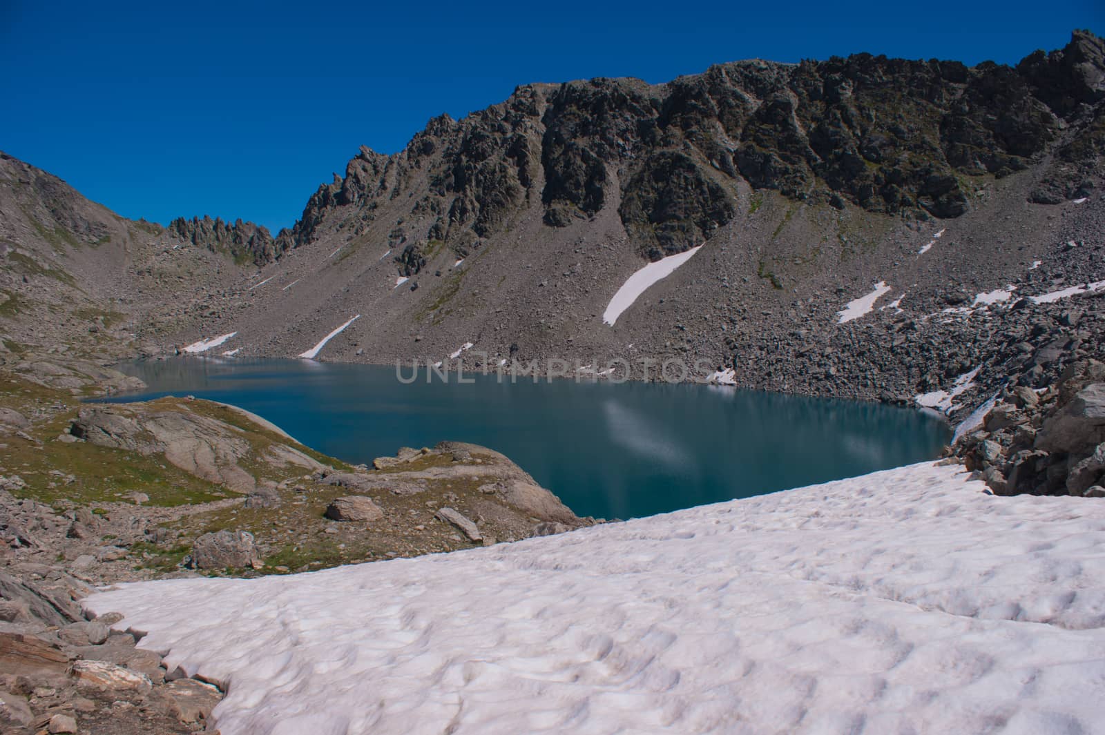 lake of pierre rouge,val d'aosta,italy