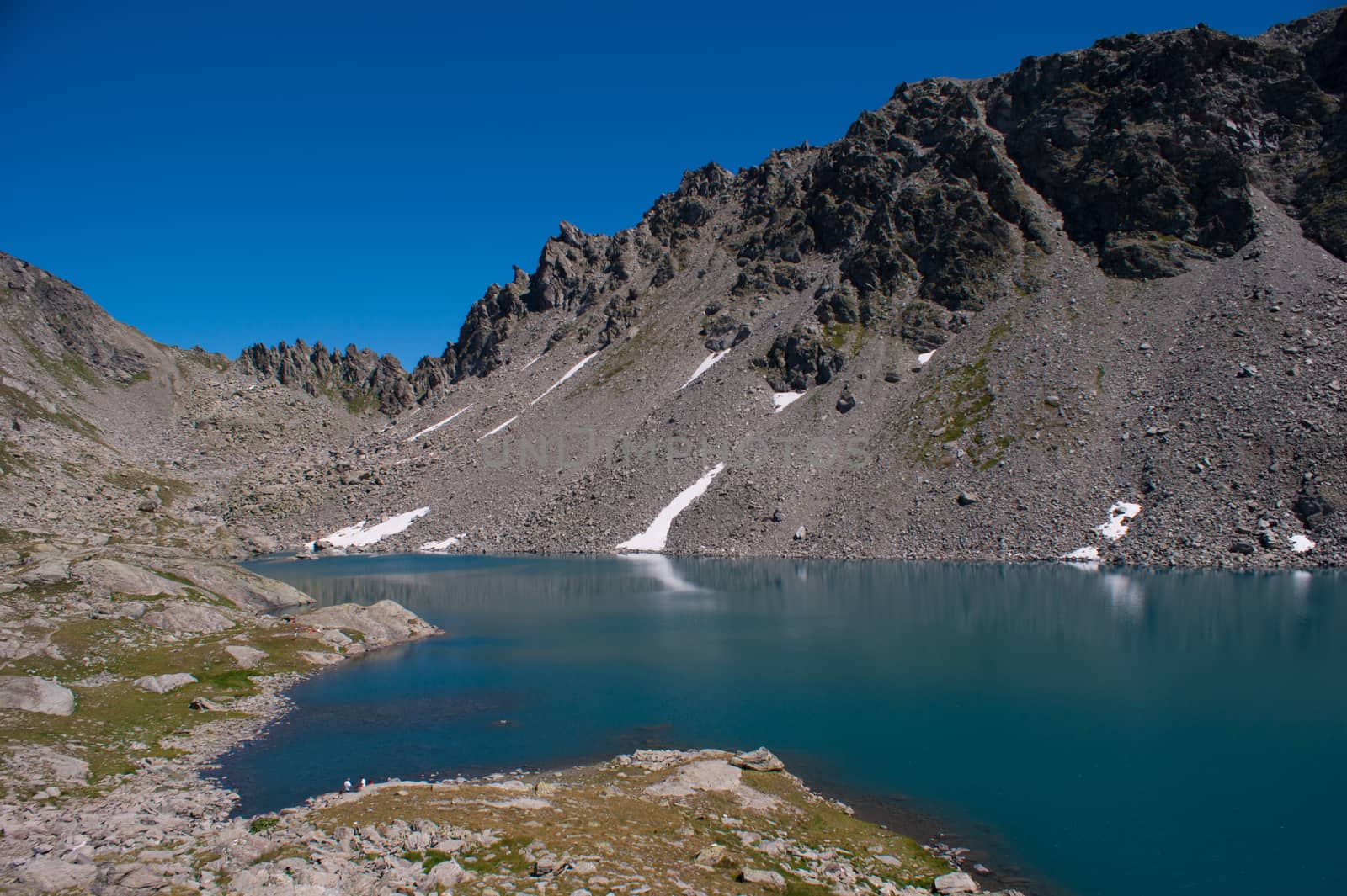 lake of pierre rouge,val d'aosta,italy