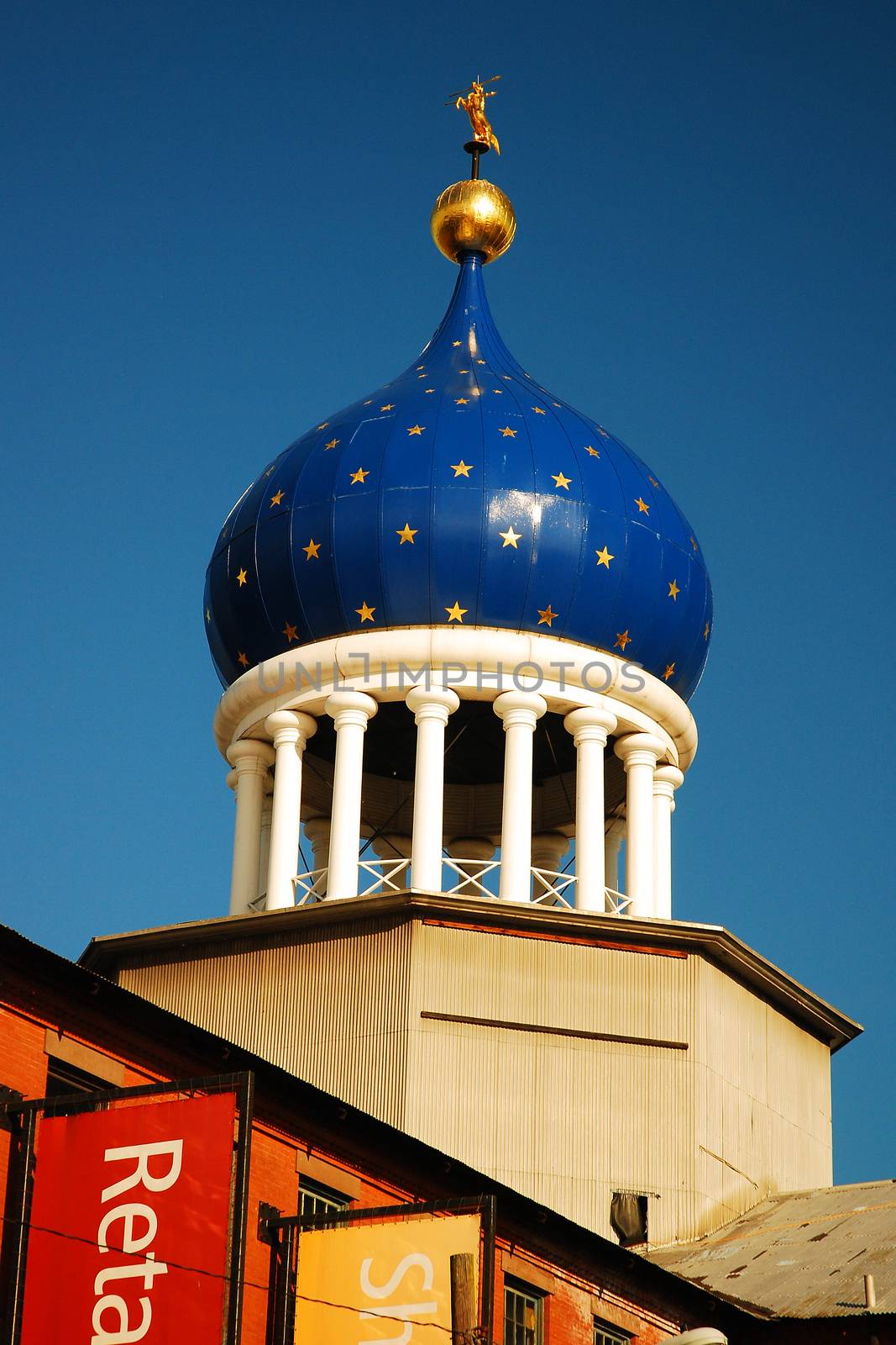 The Colt Building, in Hartford, Connecticut, was designed in an Arabesque style and was a manufacturing center for Colt guns.  Today, it is a mixed use facility