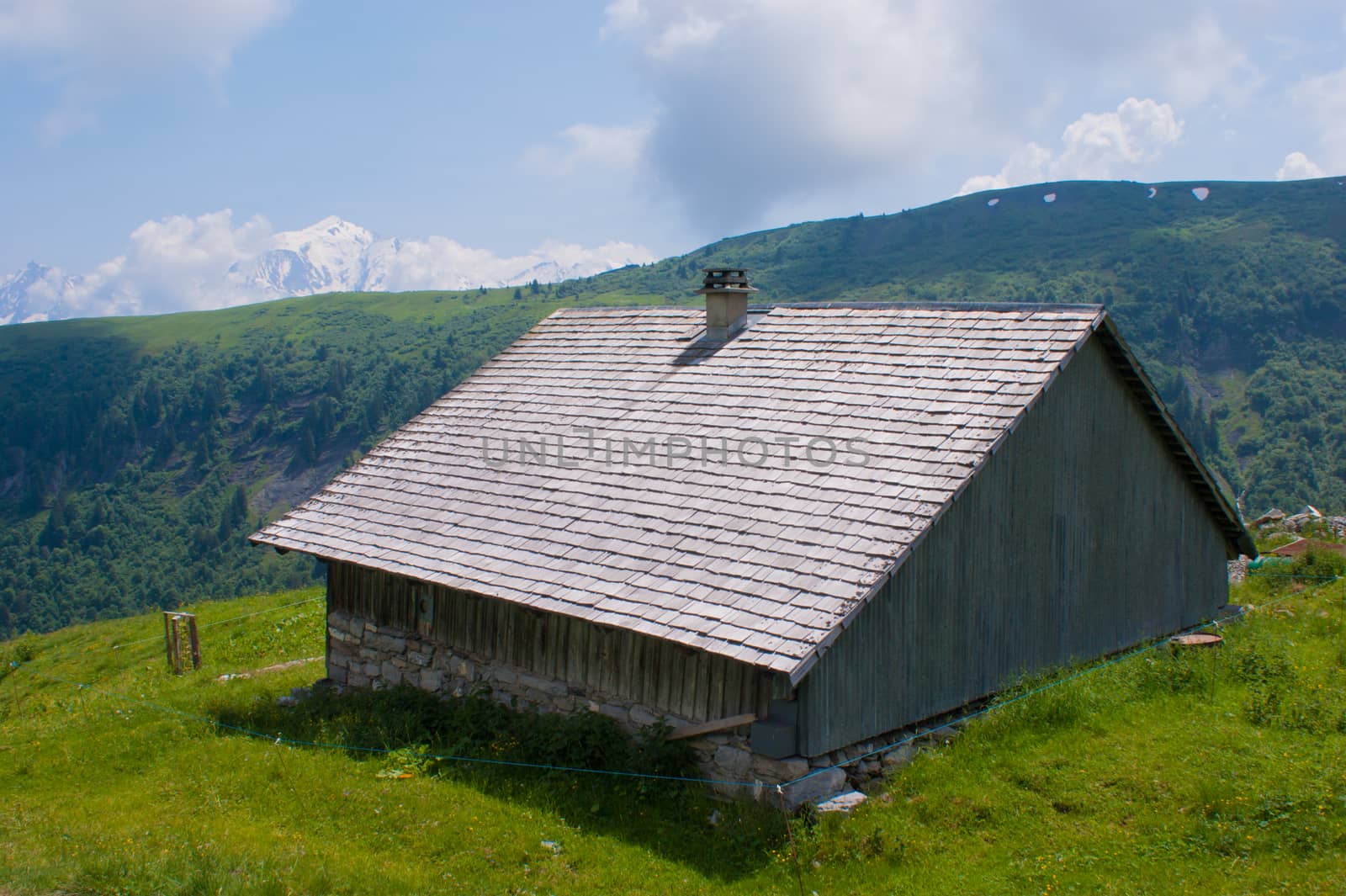 french alps landscape by bertrand