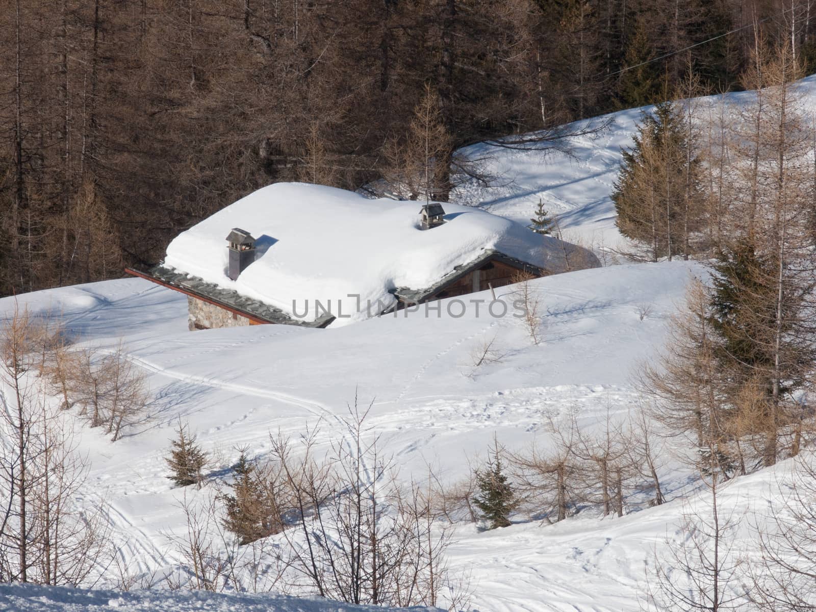 italian alps landscape by bertrand