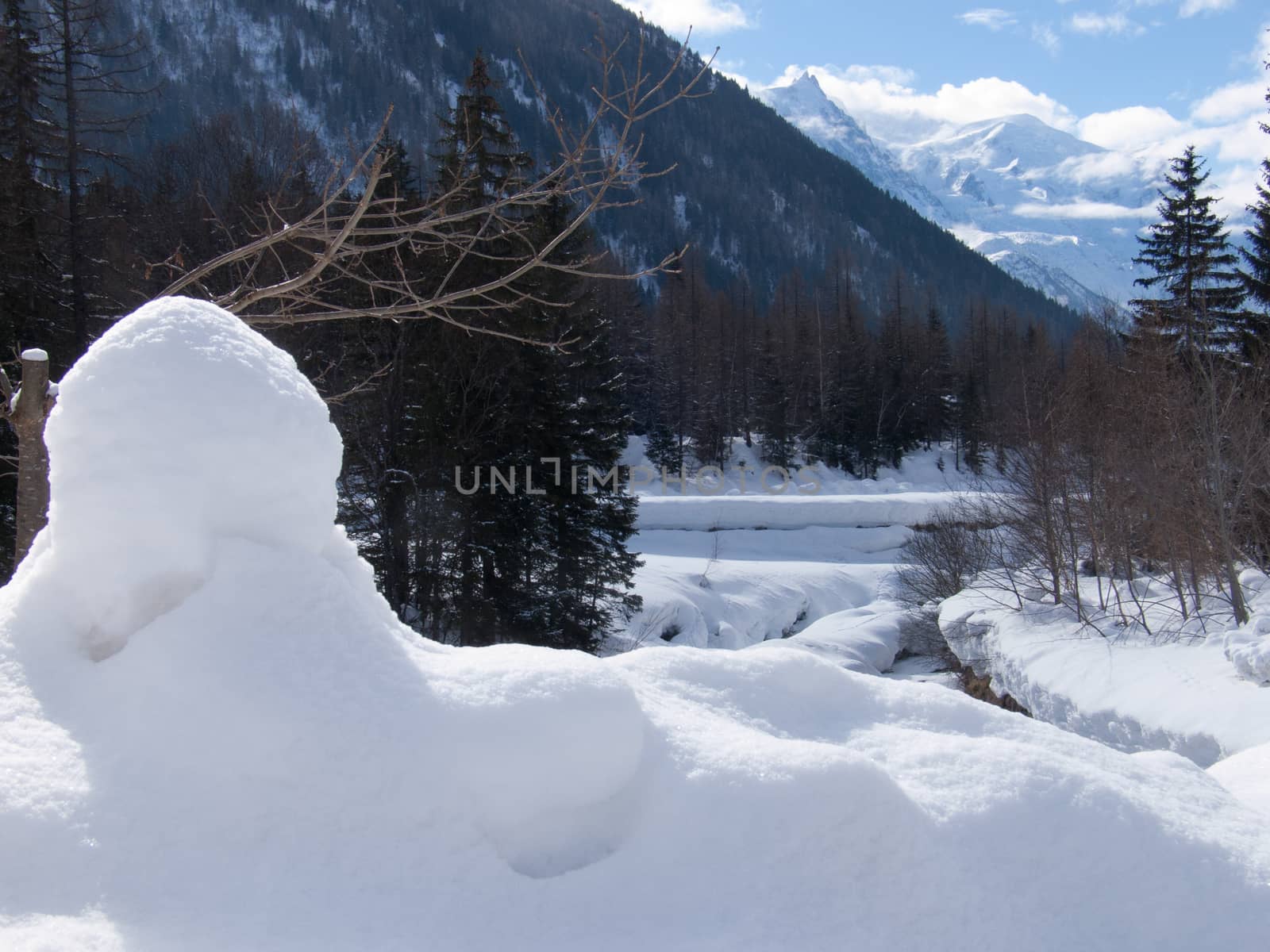 french alps landscape by bertrand