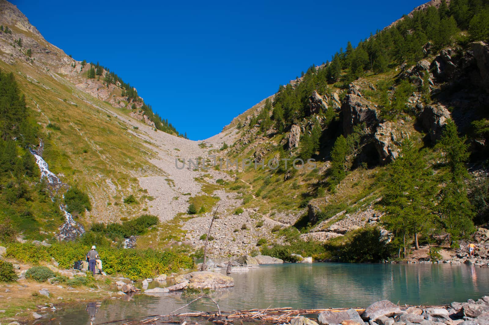 french alps landscape by bertrand