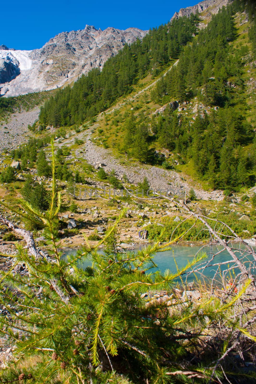 lac de la douche,monetier,hautes alpes,france