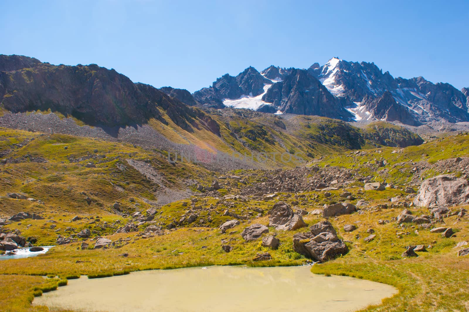 french alps landscape by bertrand