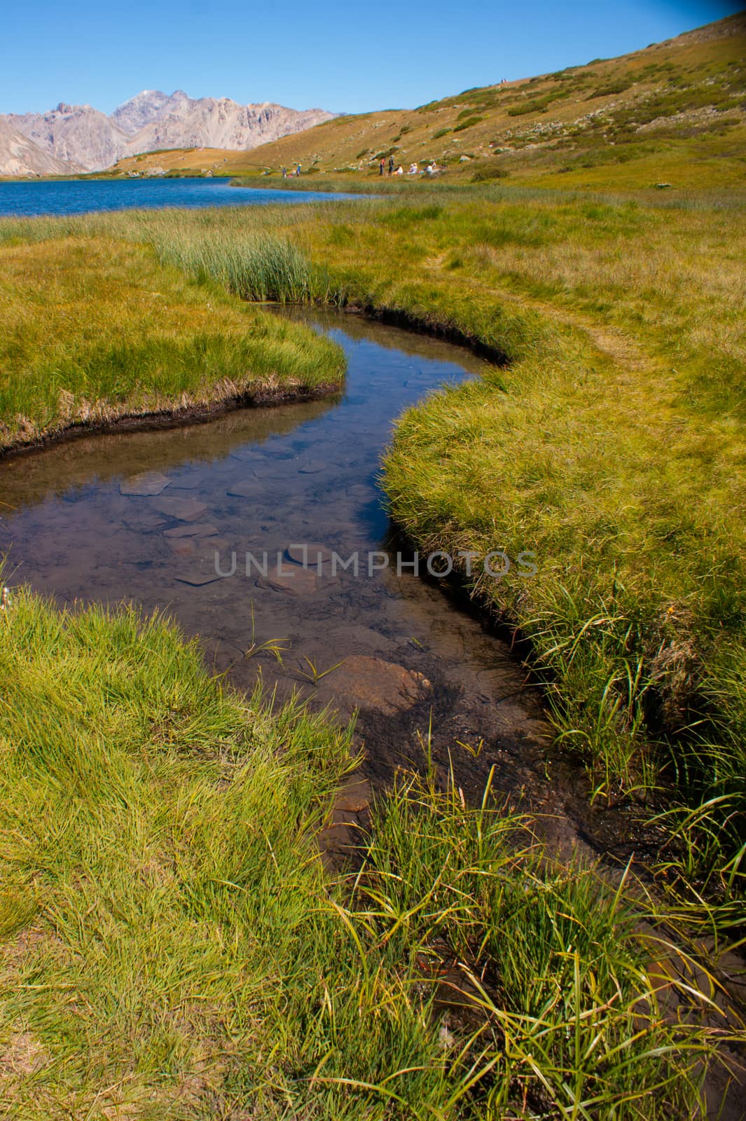 french alps landscape by bertrand