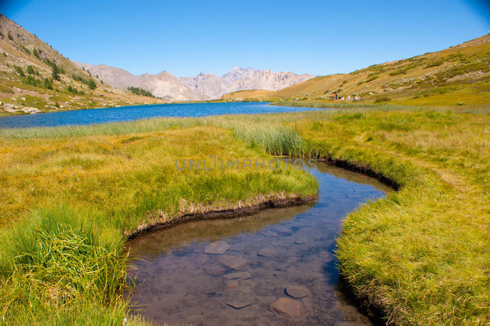 french alps landscape by bertrand