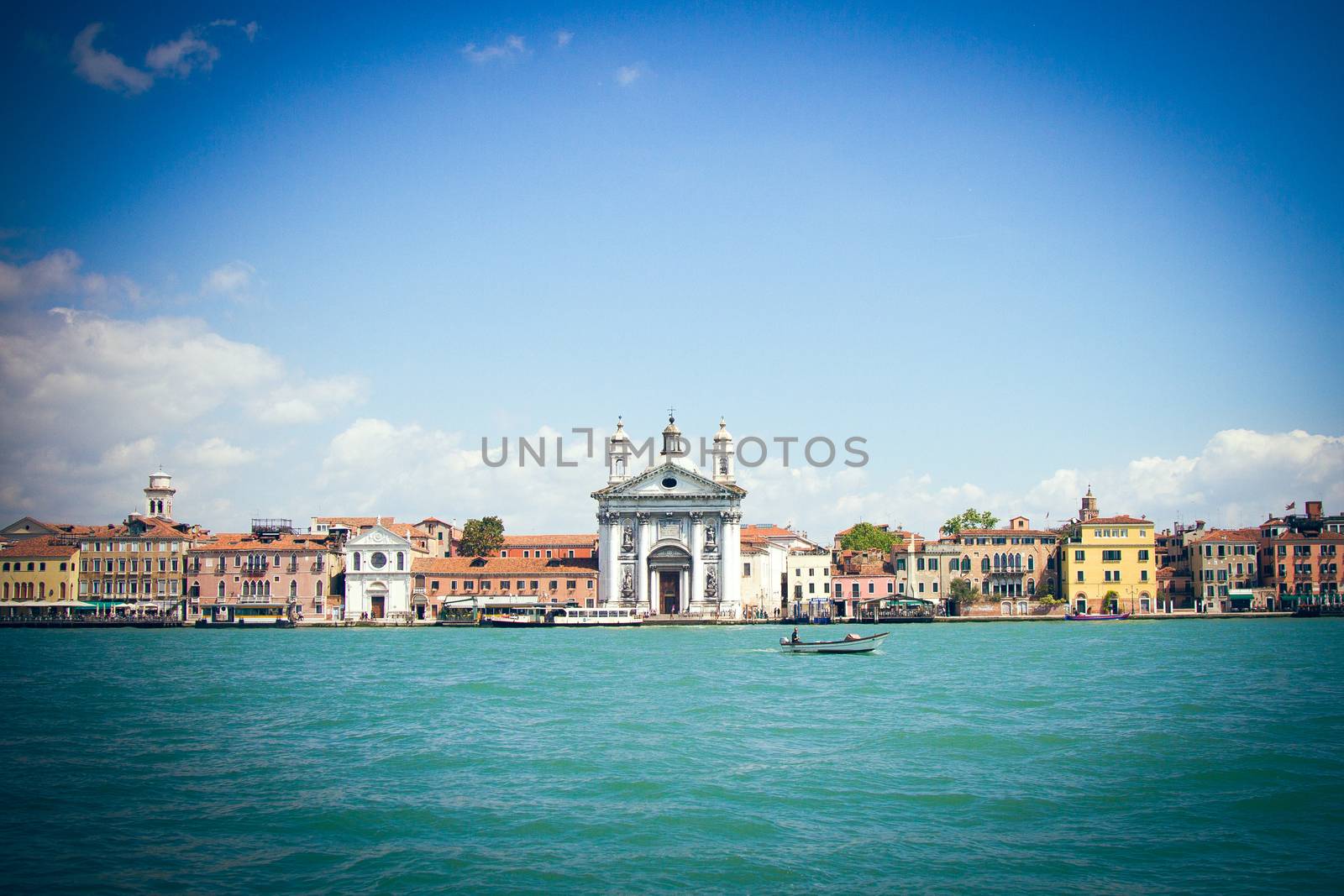 The grand canal in Venice