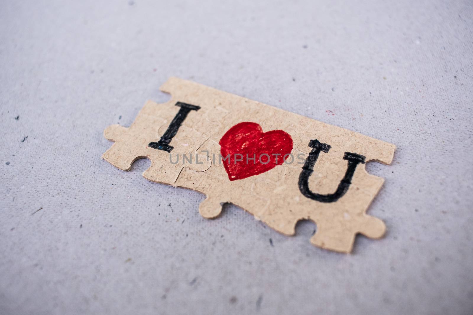 Meaning paper jigsaw puzzles i love you and paper backgrounds by ToonPhotoClub