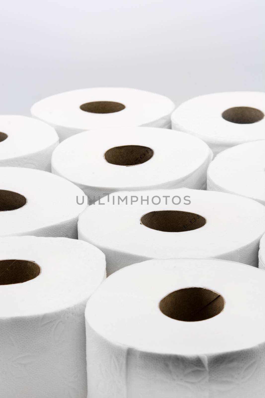 Toilet paper rolls background by chandlervid85