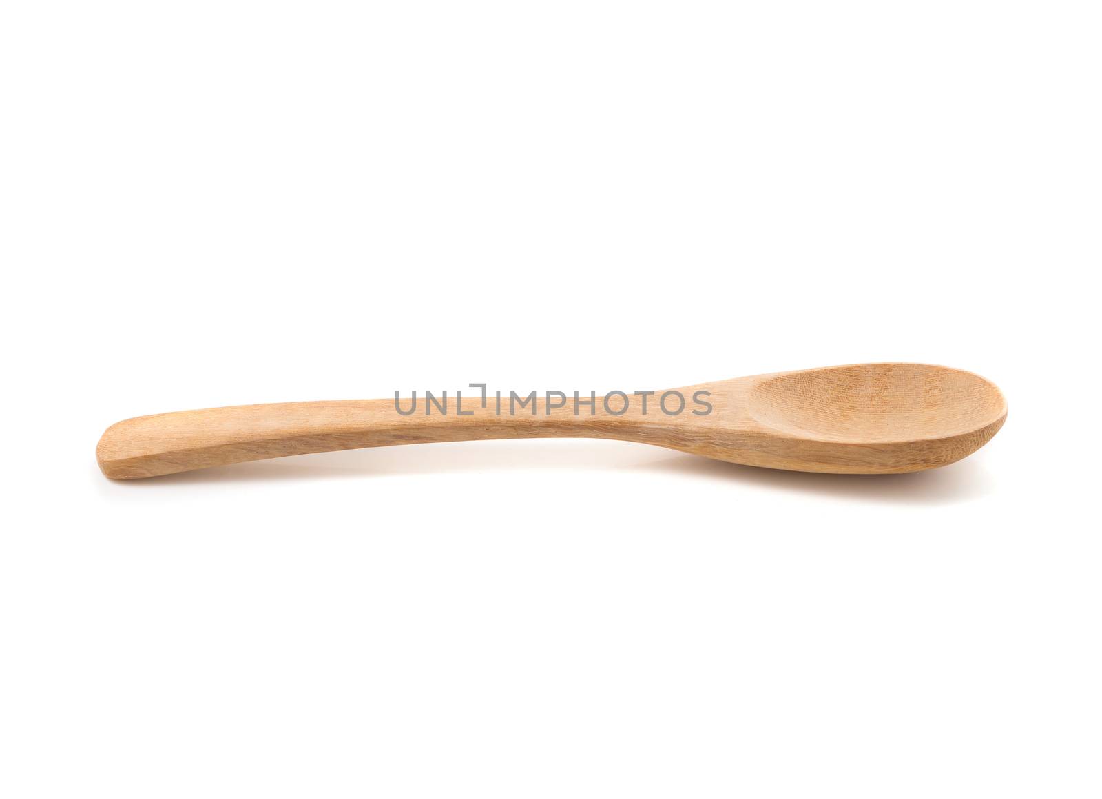 Wooden Spoon isolated on a white background by kaiskynet