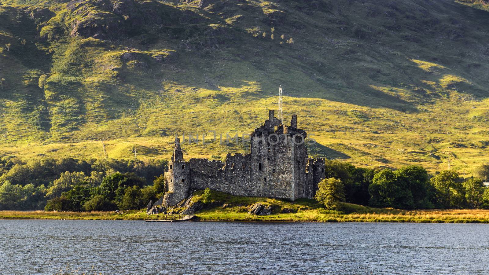 Ruin of Kilchurn Castle  in Scotland by nickfox