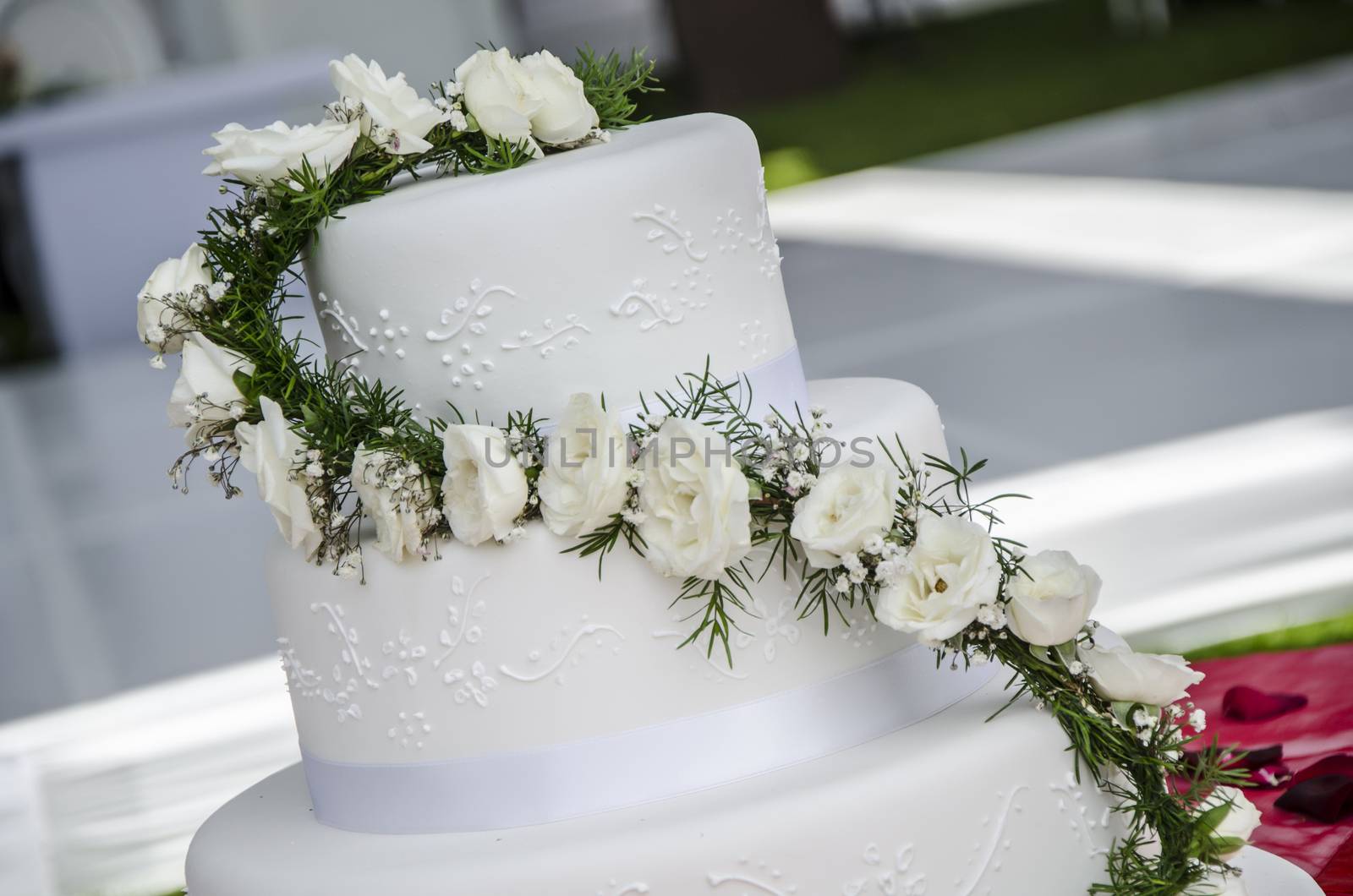 The wedding cake