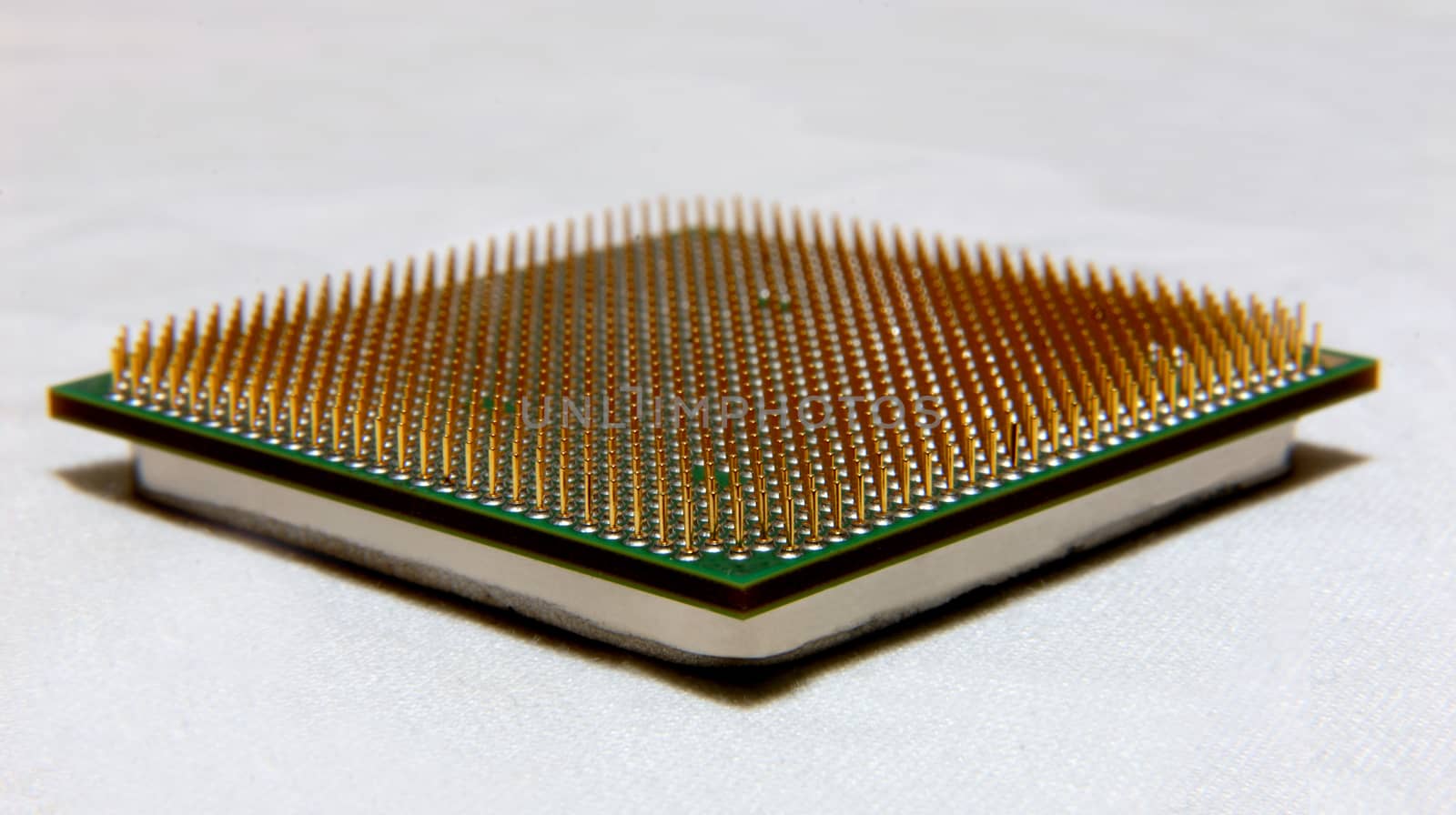 Cpu processor isolated on white