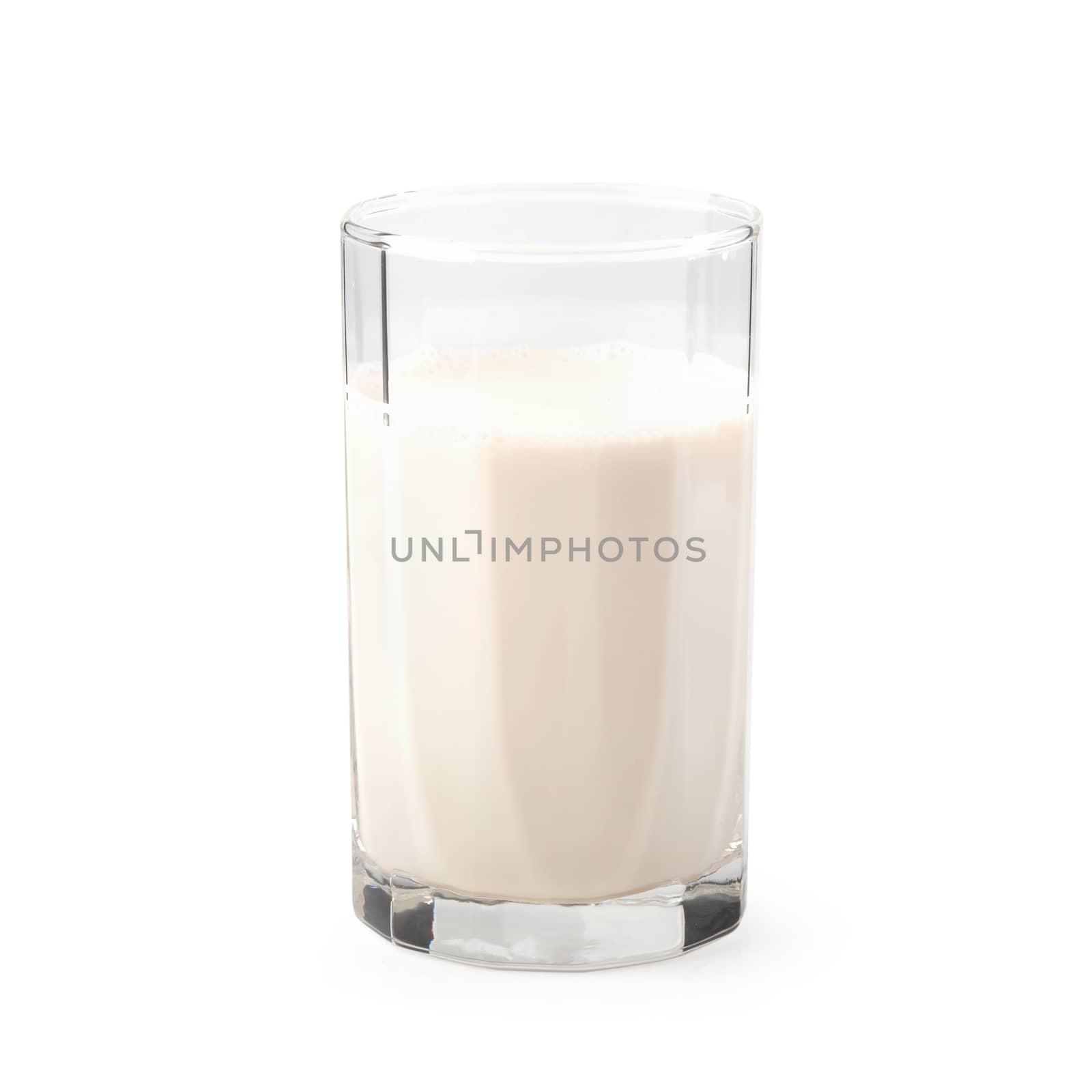 Glass of milk isolated on a white background by kaiskynet