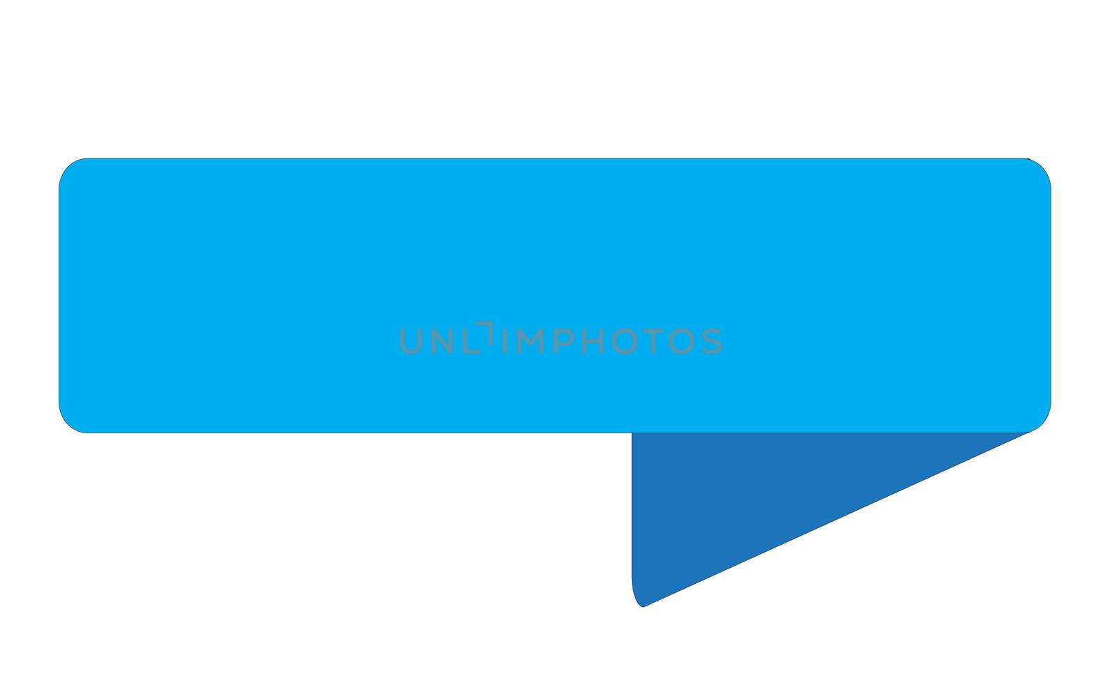 blue ribbon banner on white background. blue empty retor ribbon banner. flat style. blue banner for your web site design, logo, app, UI. 