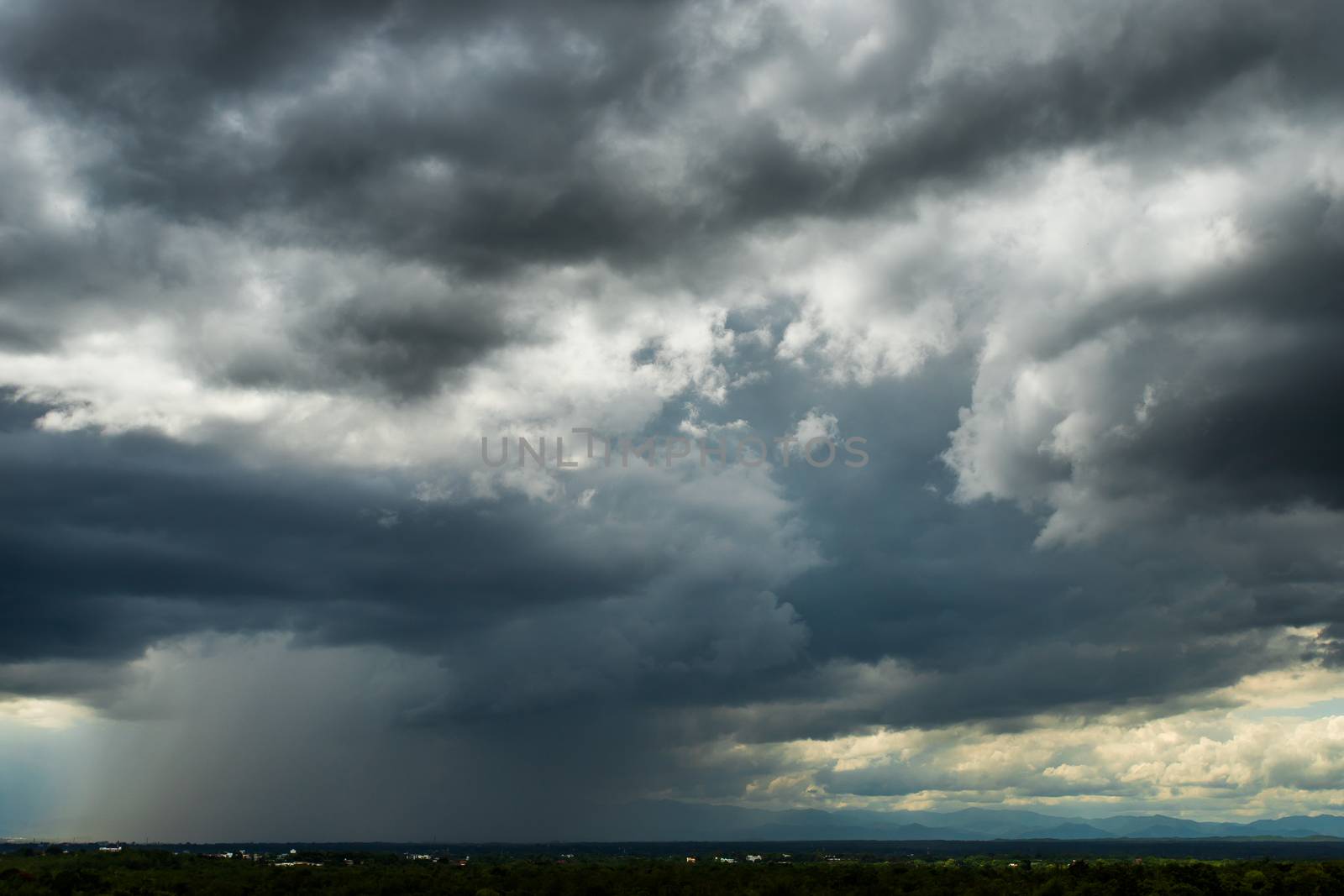 thunder storm sky Rain clouds