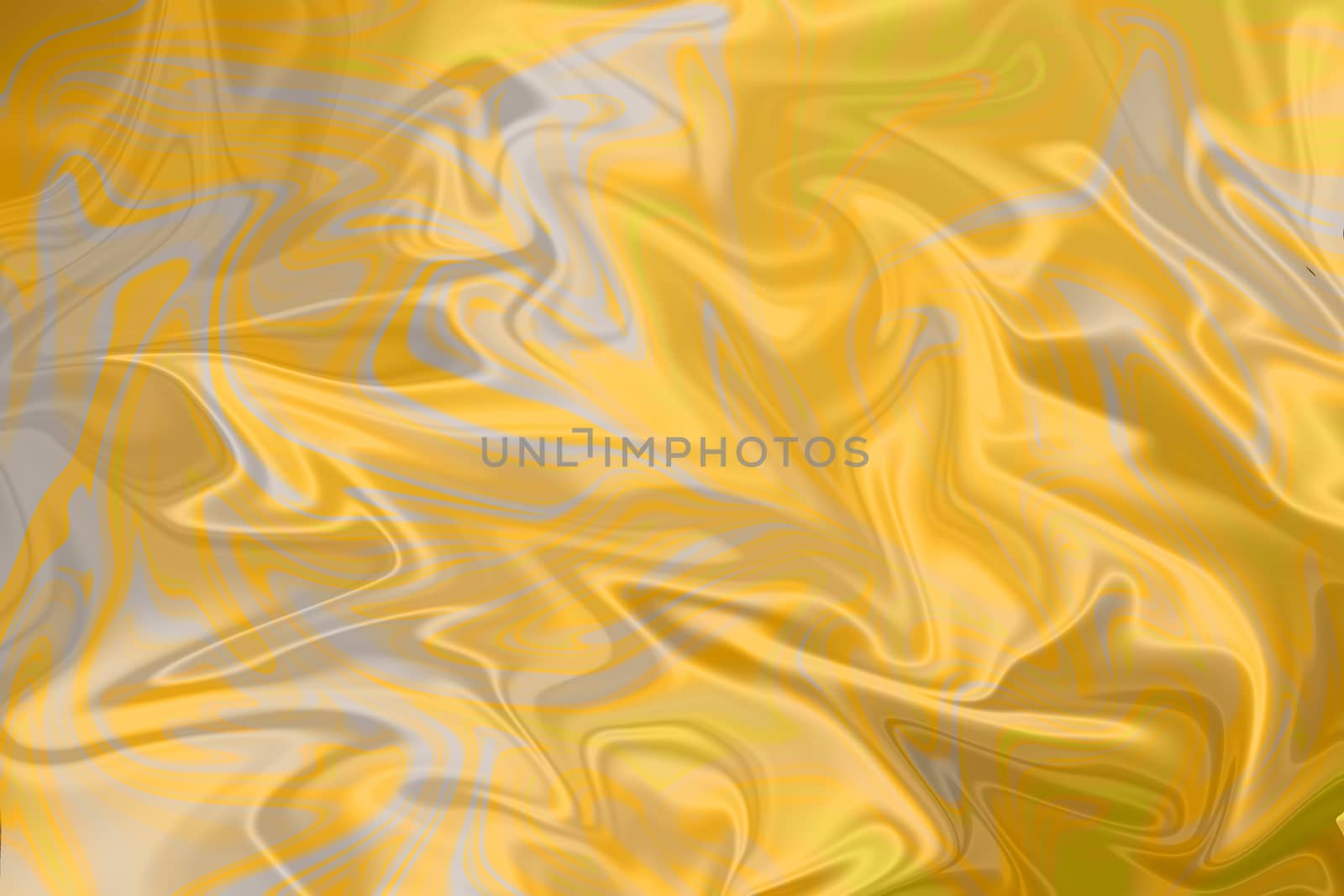 Gold liquid paint marbling and acrylic waves texture background.