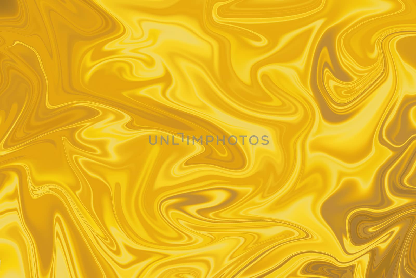 Gold liquid paint marbling and acrylic waves texture background.