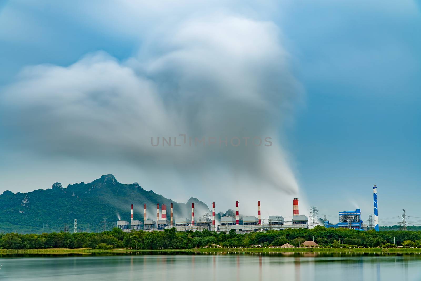 Mine Mae Moh coal-fired power plant in Thailand by freedomnaruk