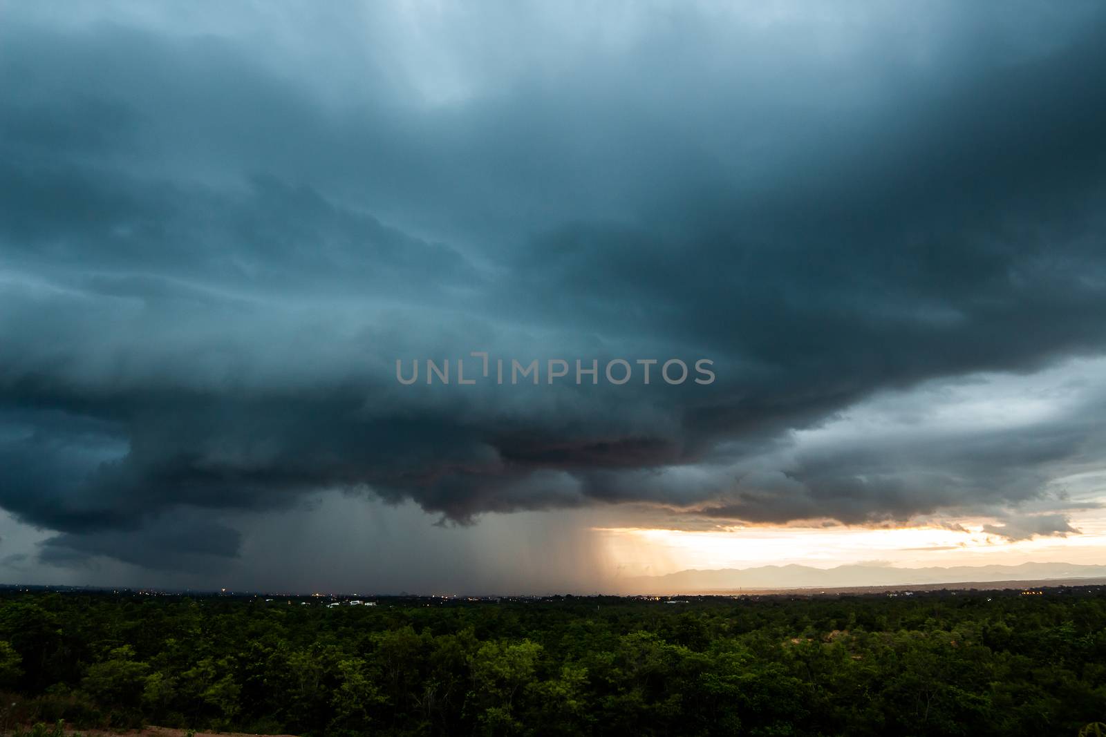 thunder storm sky Rain clouds