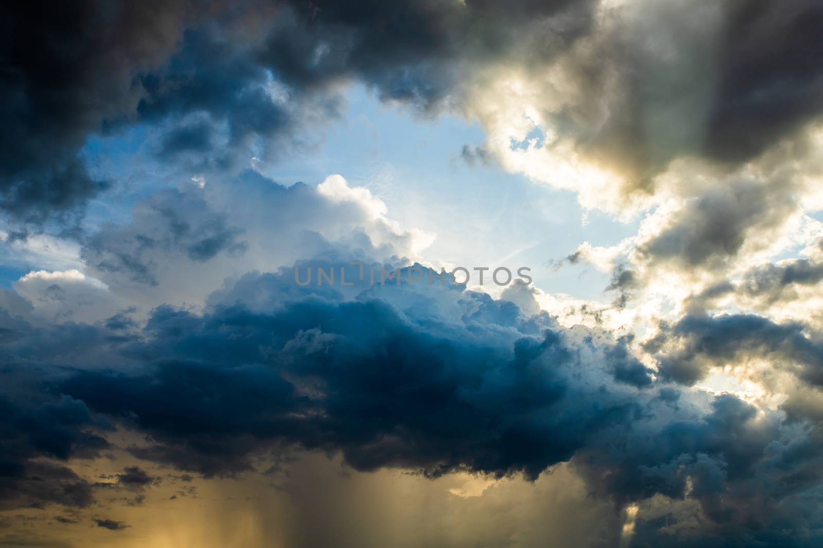 thunder storm sky Rain clouds 
 by freedomnaruk