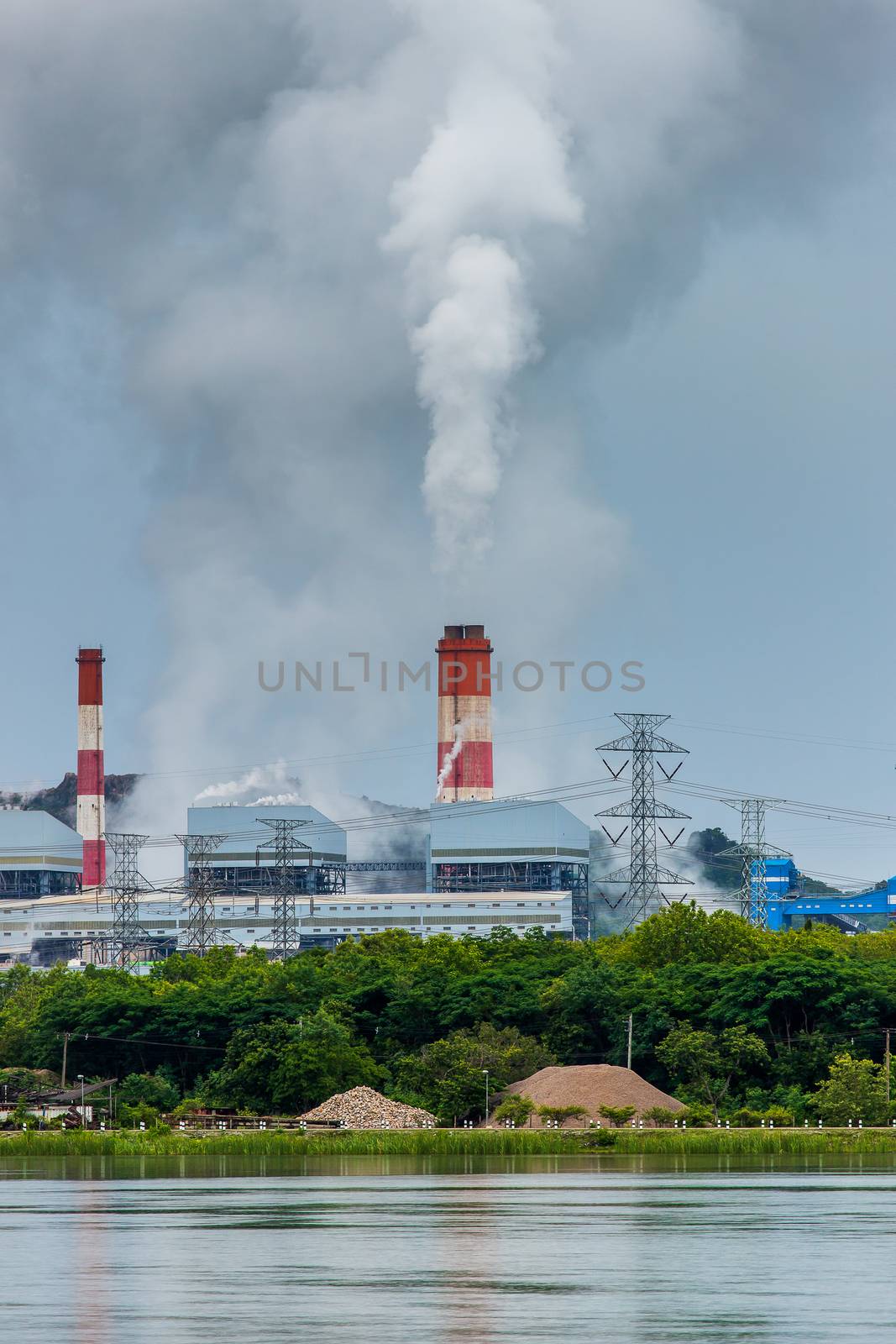 Mine Mae Moh coal-fired power plant in Thailand  by freedomnaruk