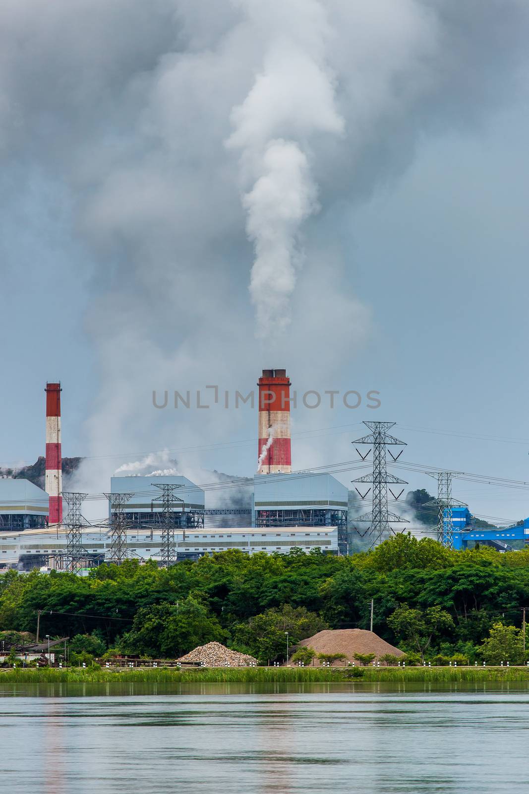 Mine Mae Moh coal-fired power plant in Thailand