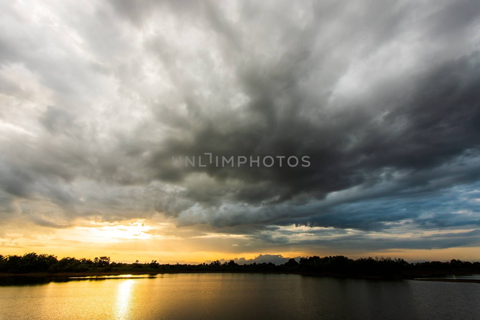 thunder storm sky Rain clouds