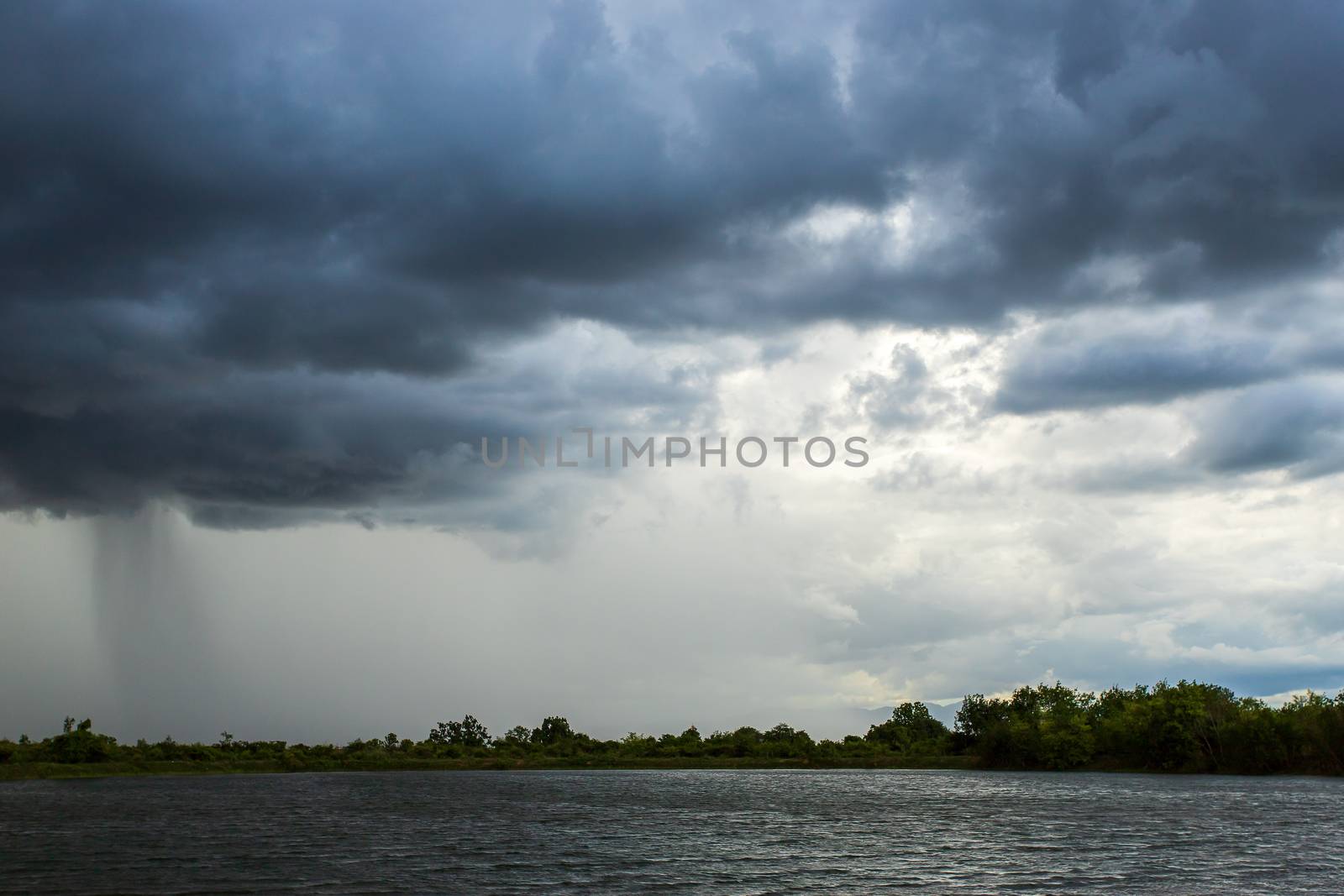 thunder storm sky Rain clouds 
 by freedomnaruk