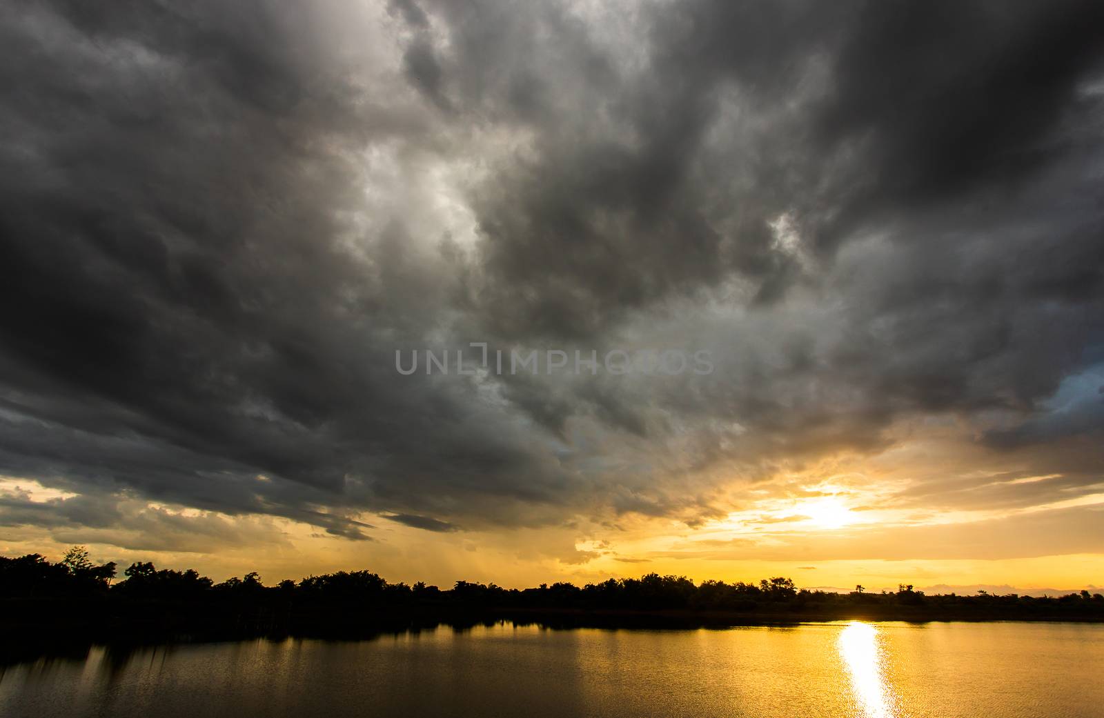 thunder storm sky Rain clouds  by freedomnaruk