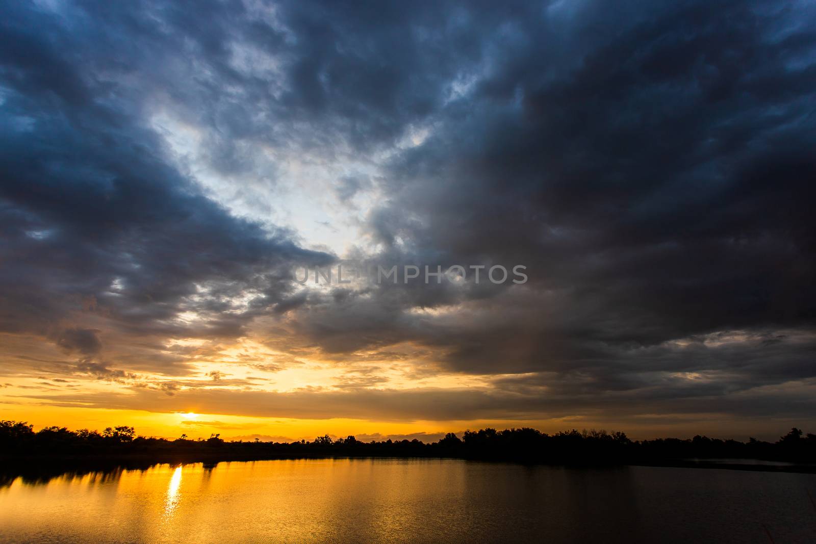 thunder storm sky Rain clouds  by freedomnaruk