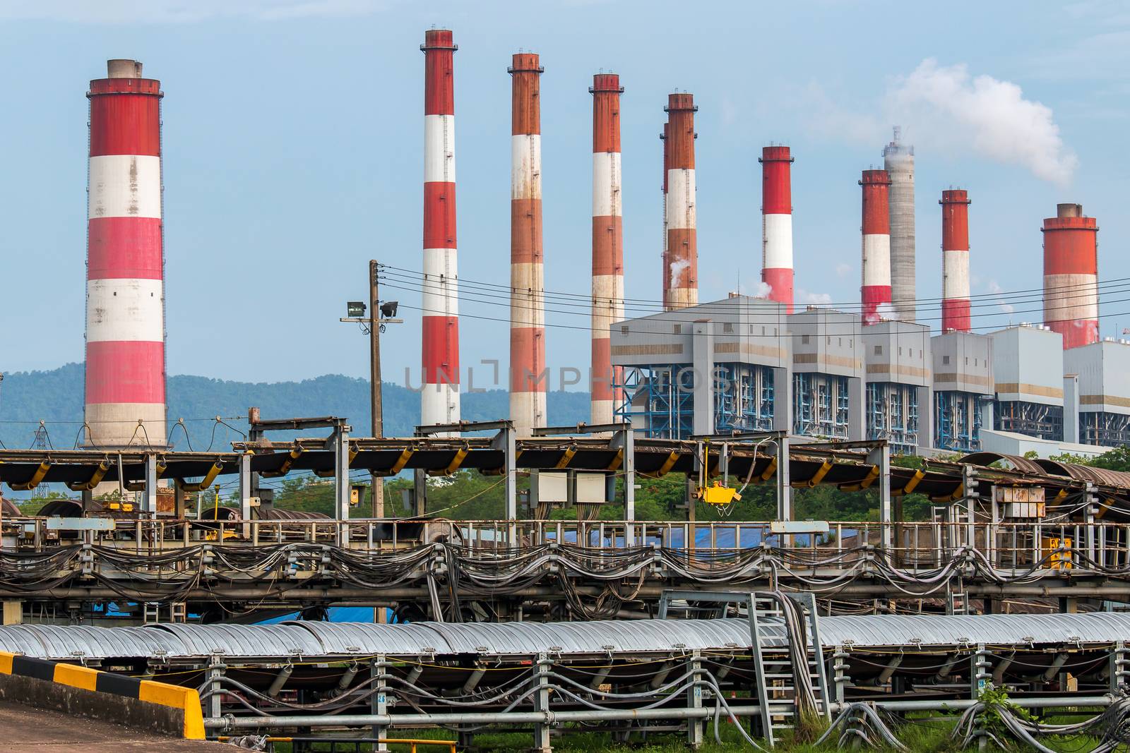 Mine Mae Moh coal-fired power plant in Thailand