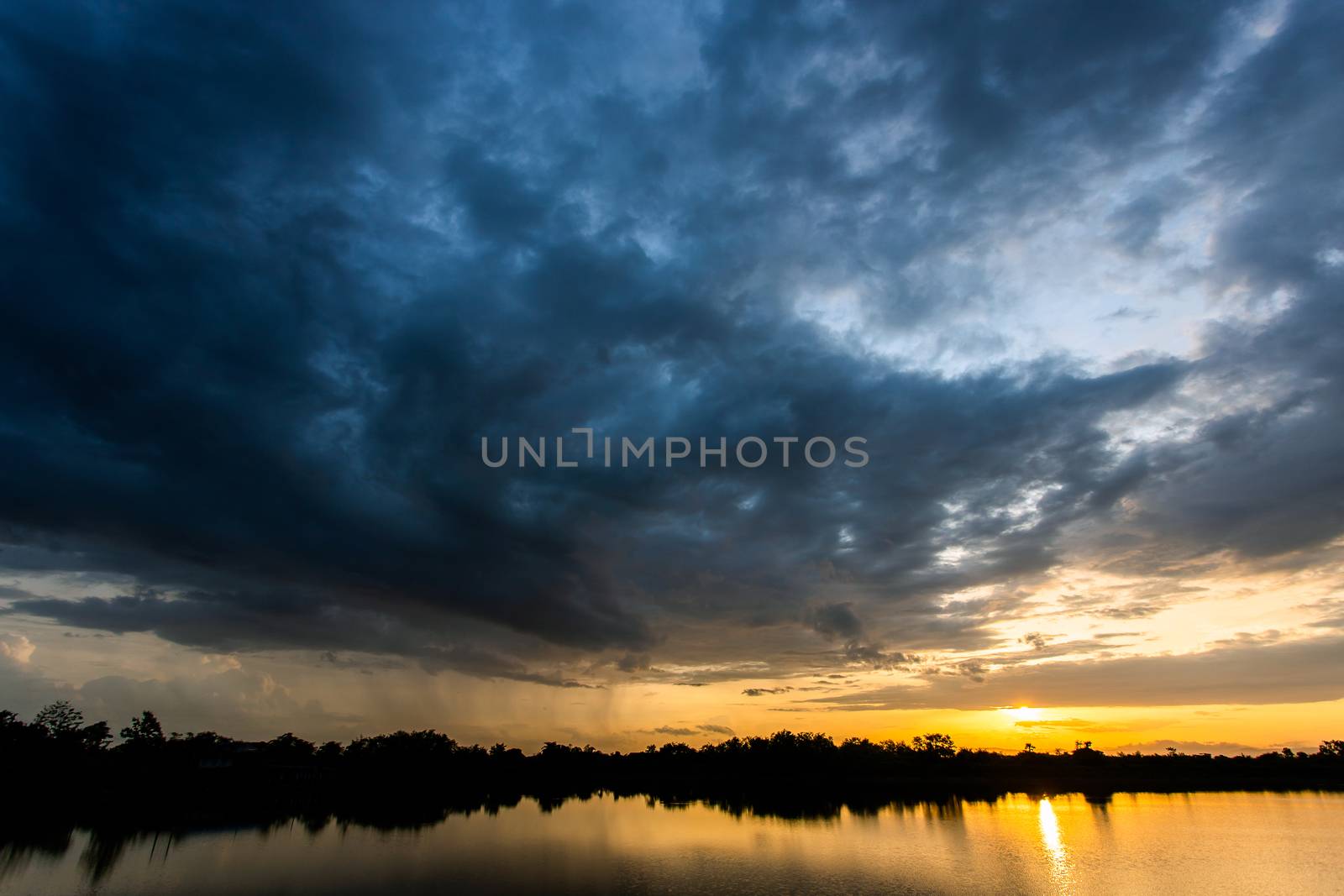 thunder storm sky Rain clouds 
 by freedomnaruk