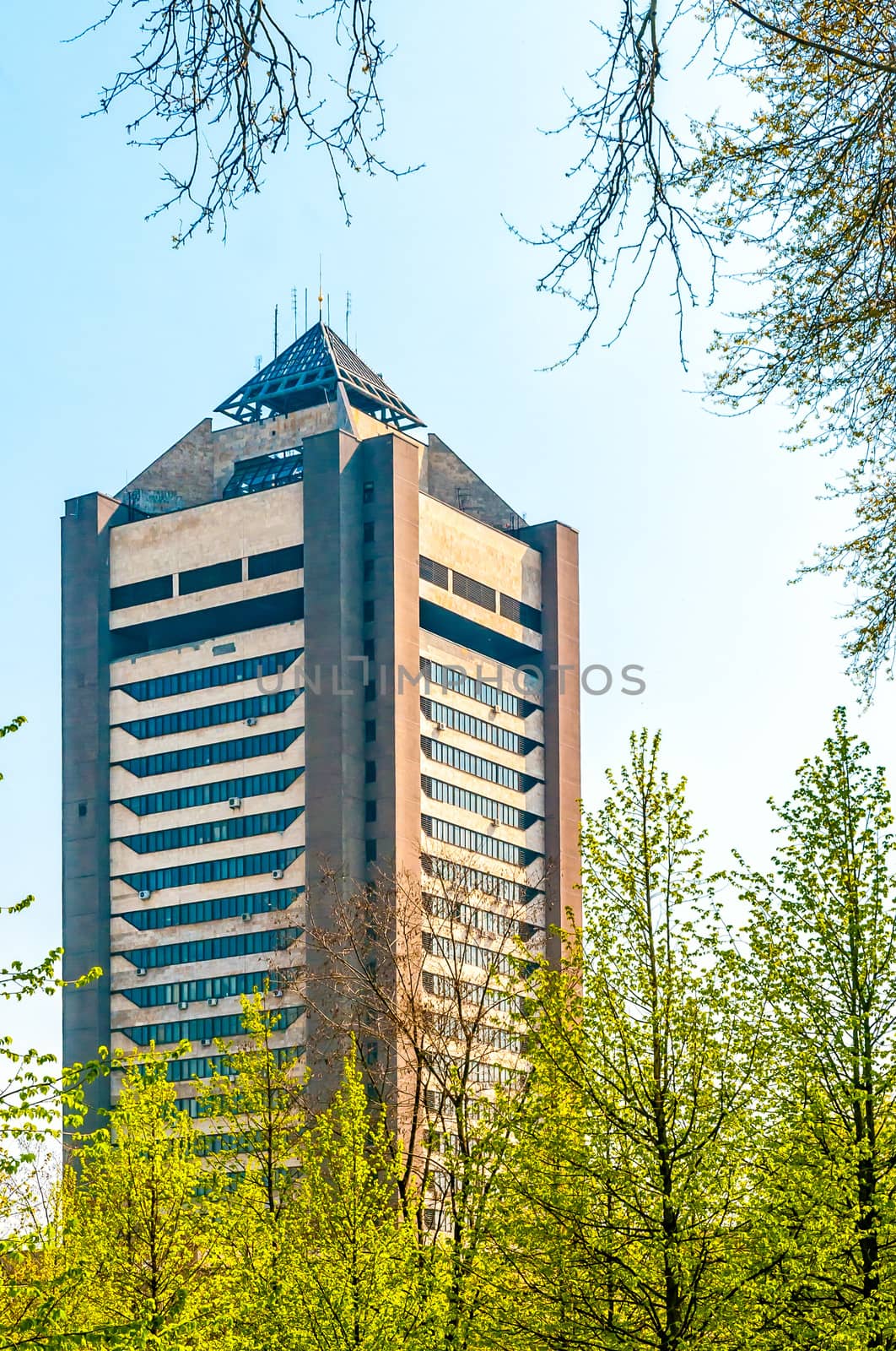 Building of the Ukrainian Television Center "Karandash" in Kiev