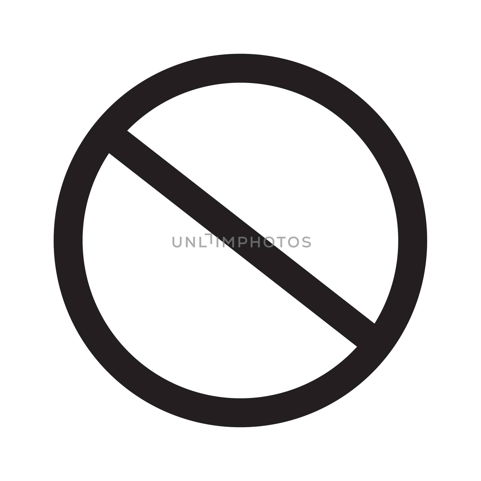 prohibition sign on white background. prohibition sign. flat style. prohibition icon for your web site design, logo, app, UI.