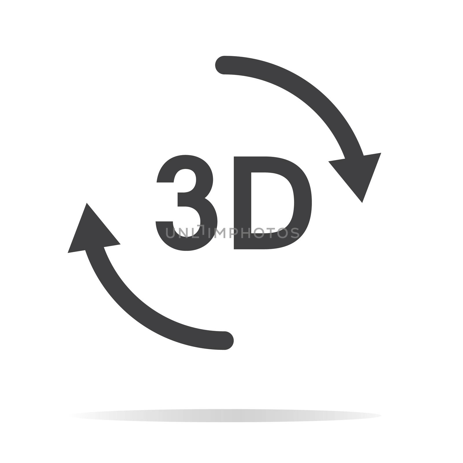 3D icon on white background. flat style. 3D icon for your web site design, logo, app, UI. 3d symbol. 3d sign. 
