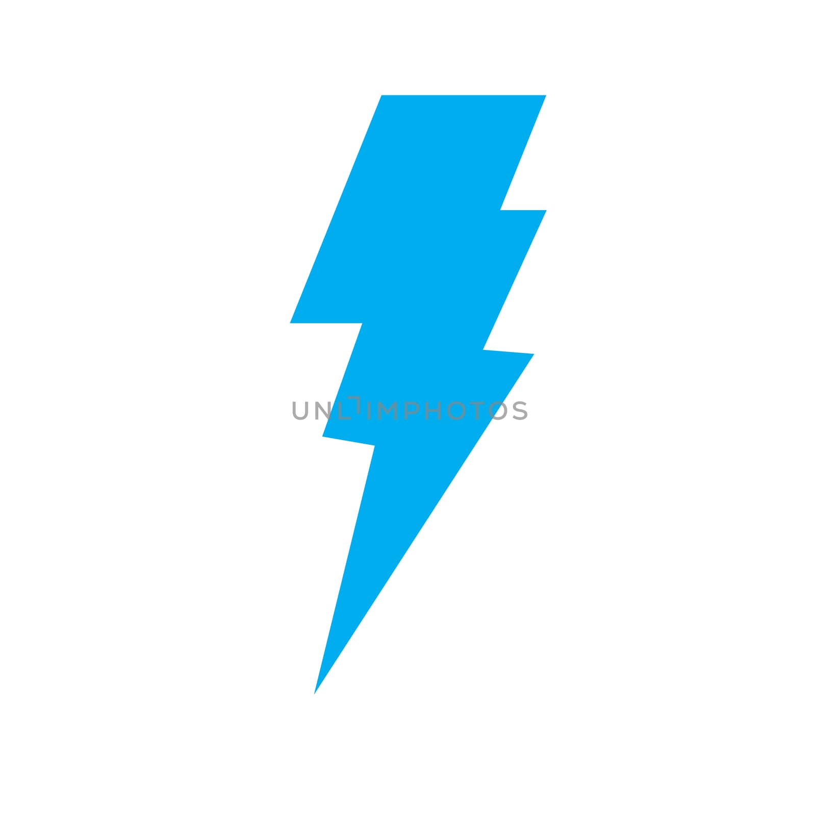 bolt icon on white background. flat style. thunderbolt icon for your web site design, logo, app, UI. lighting bolt symbol. thunder sign. 