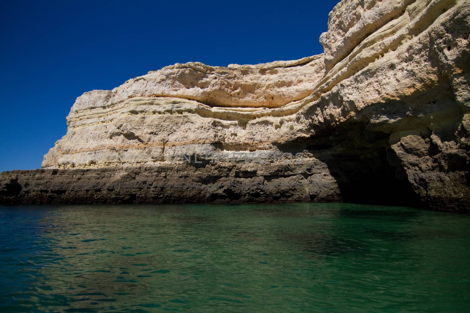 The Algarve in Albufeira Portugal on a boat trip