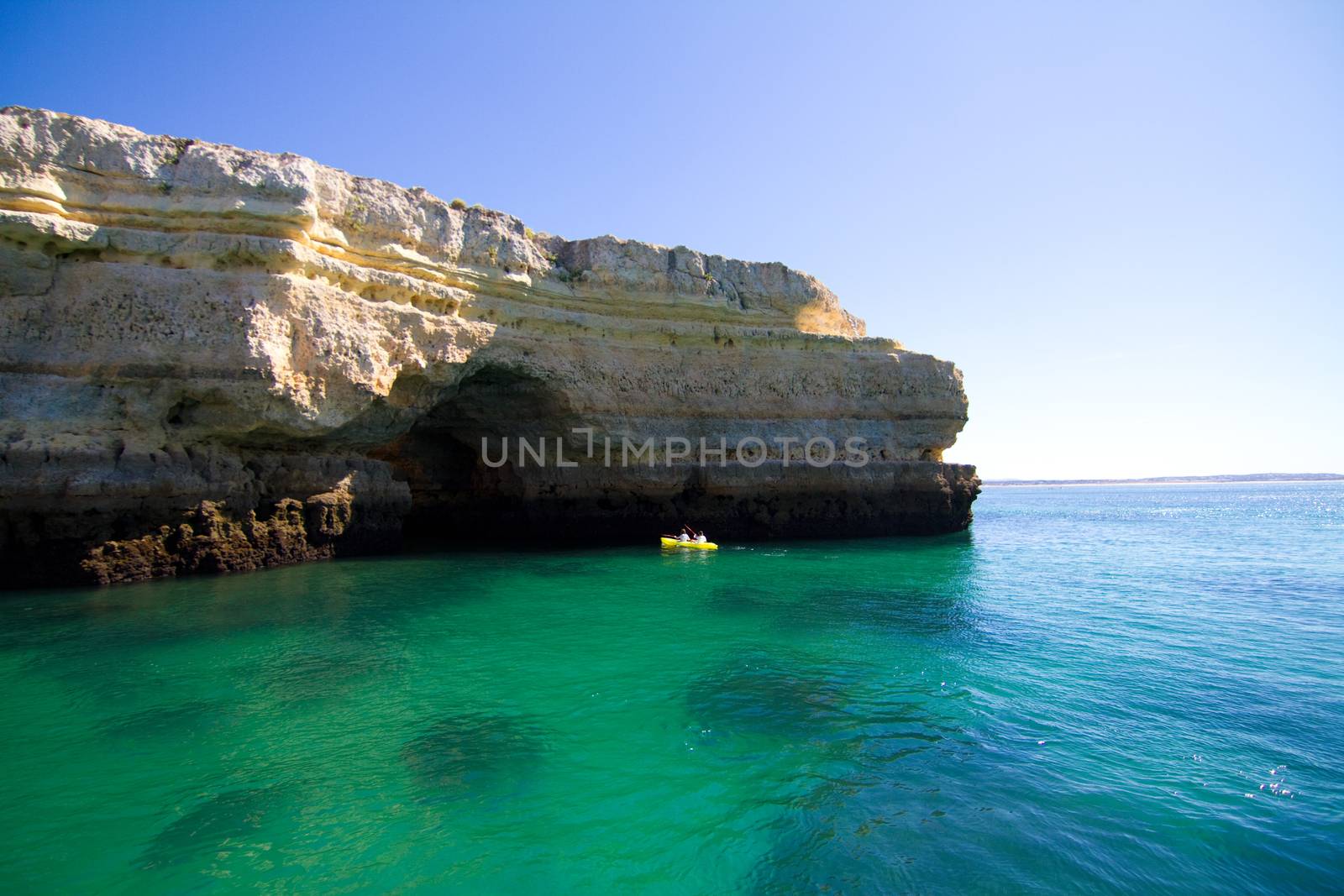 The Algarve in Albufeira Portugal on a boat trip