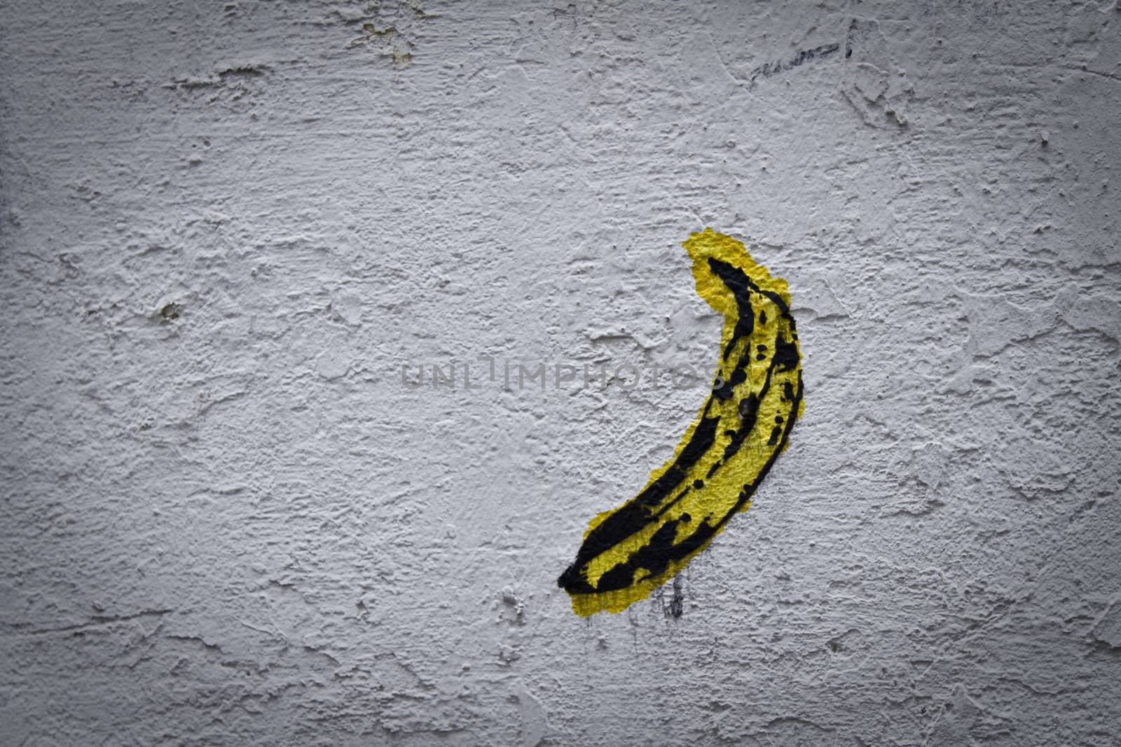Graffiti of a banana by samULvisuals