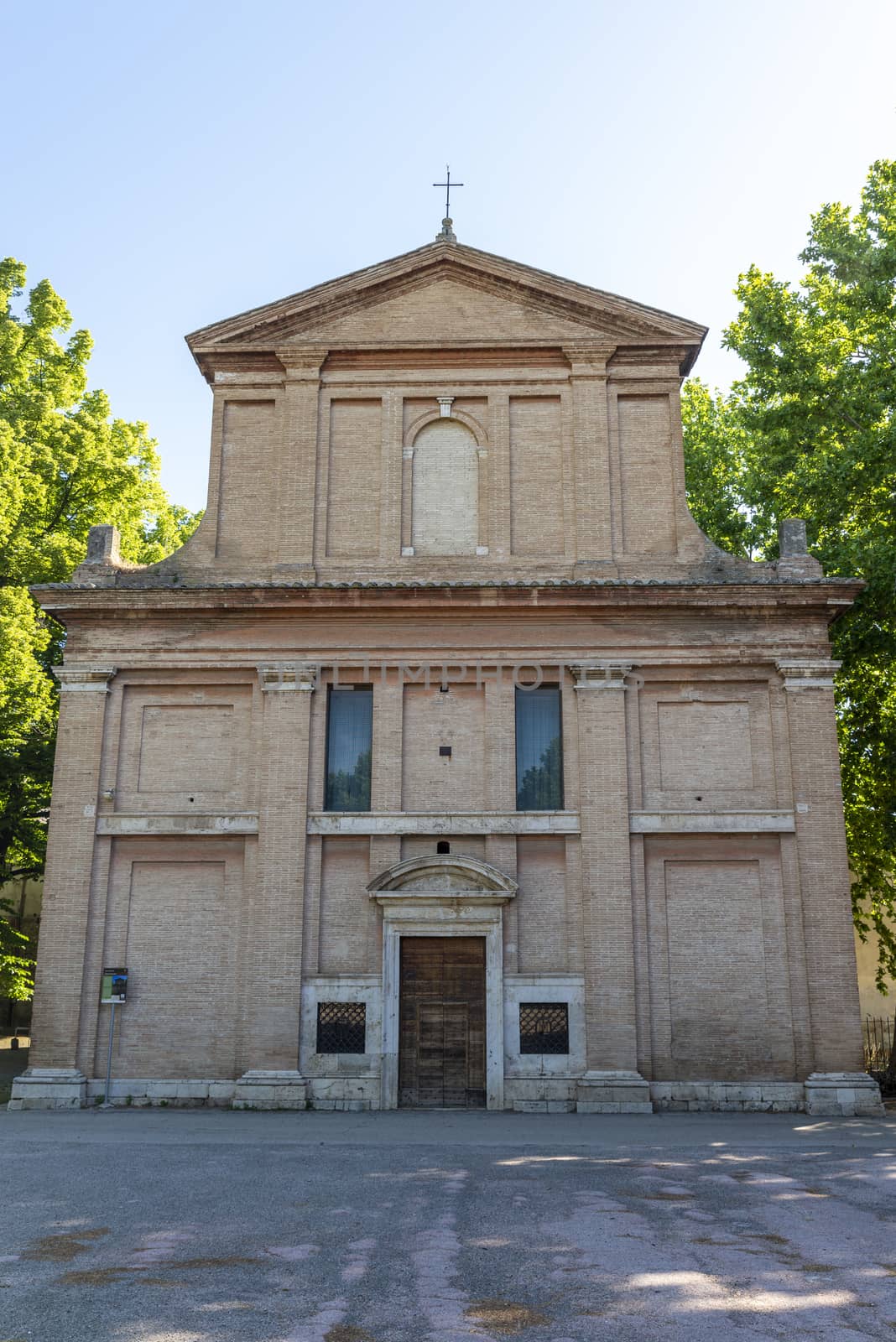 church of Carmine inside the park the passegiata di terni by carfedeph