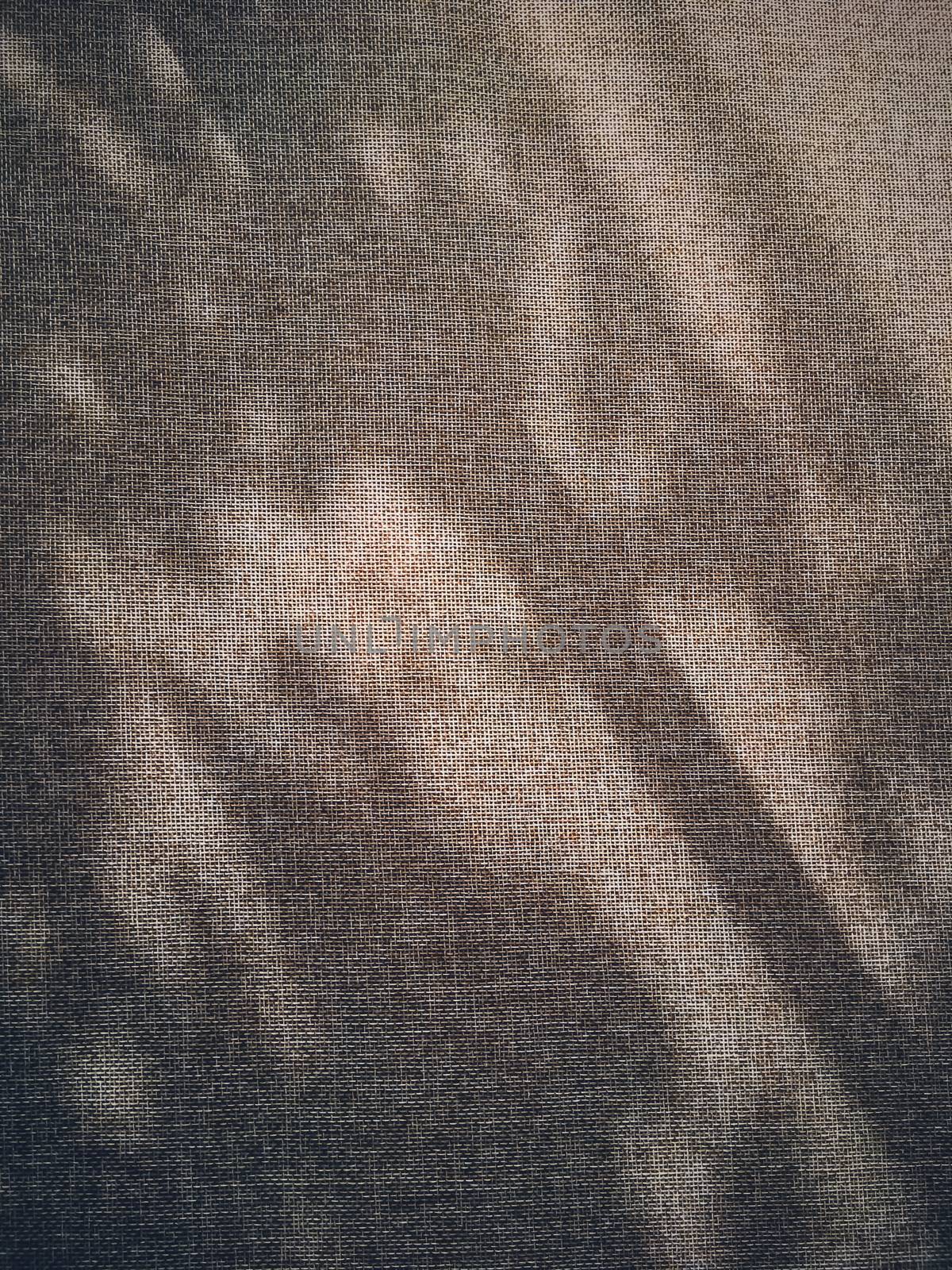 Linen texture and shadows as rustic background by Anneleven