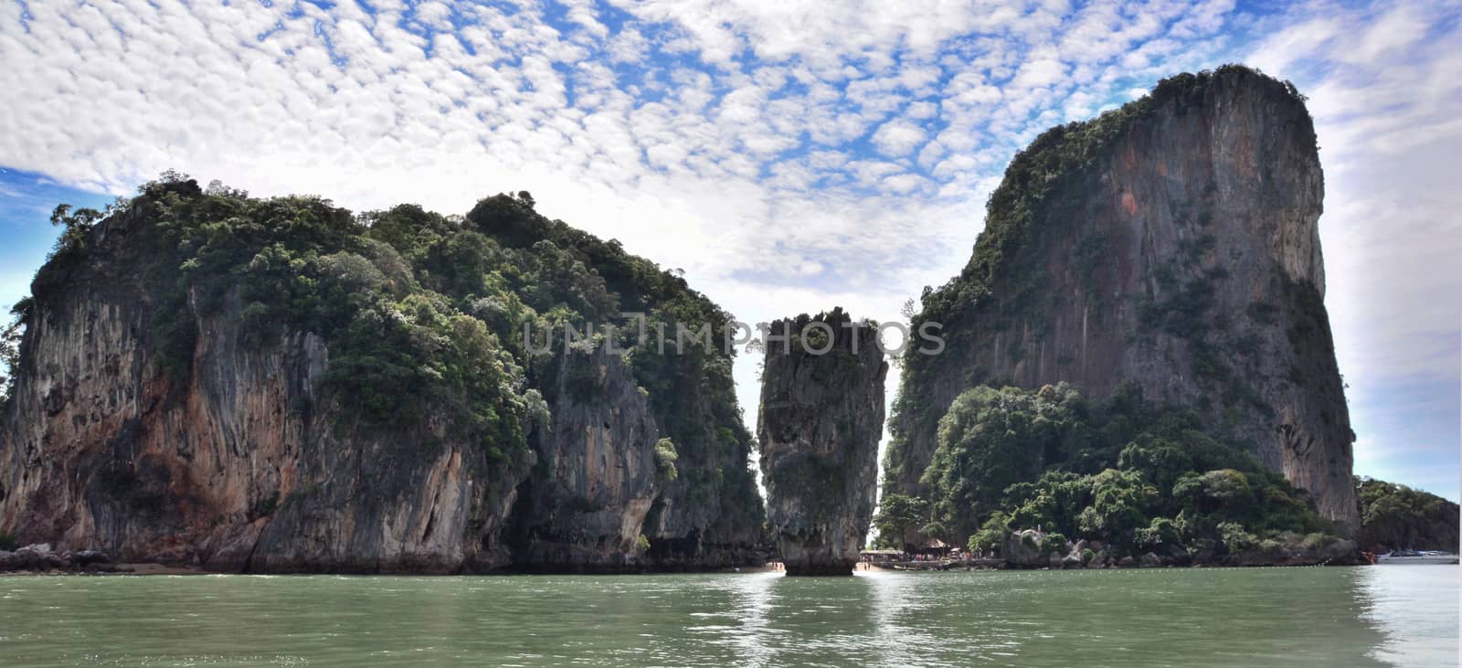 THE SPIKE ISLAND IN SEA  (Khao Phing Kan, Ko Tapu), Phang Nga Bay, Thailand