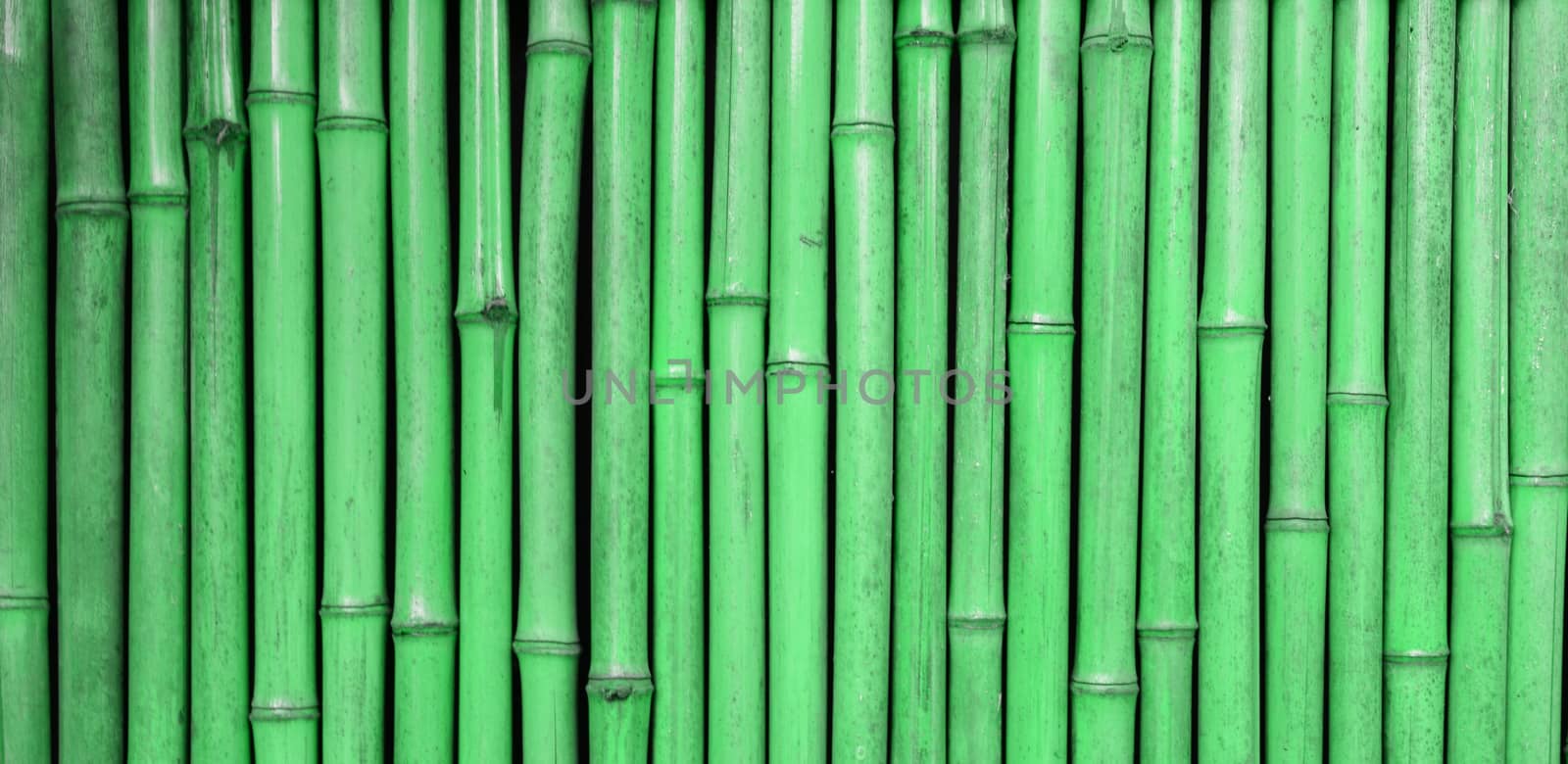 Thai style bamboo house wall 