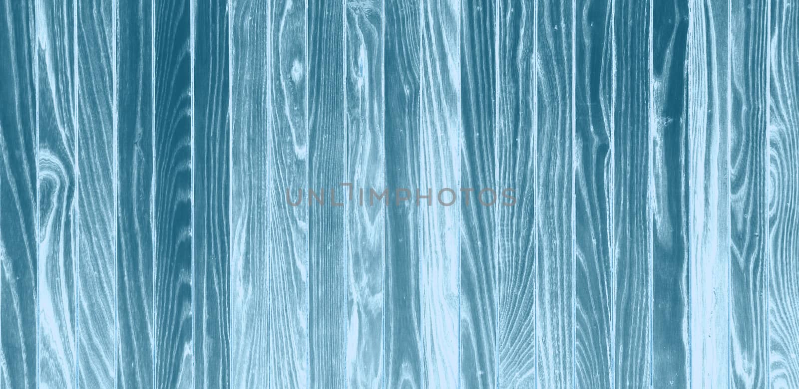 Blue wood plank wall texture background panorama