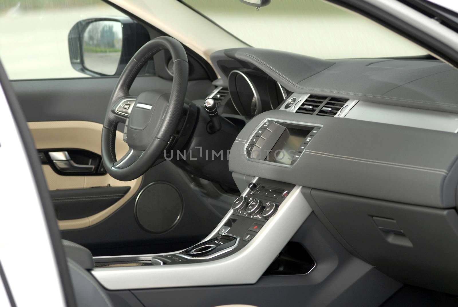 Interior of a modern car by aselsa