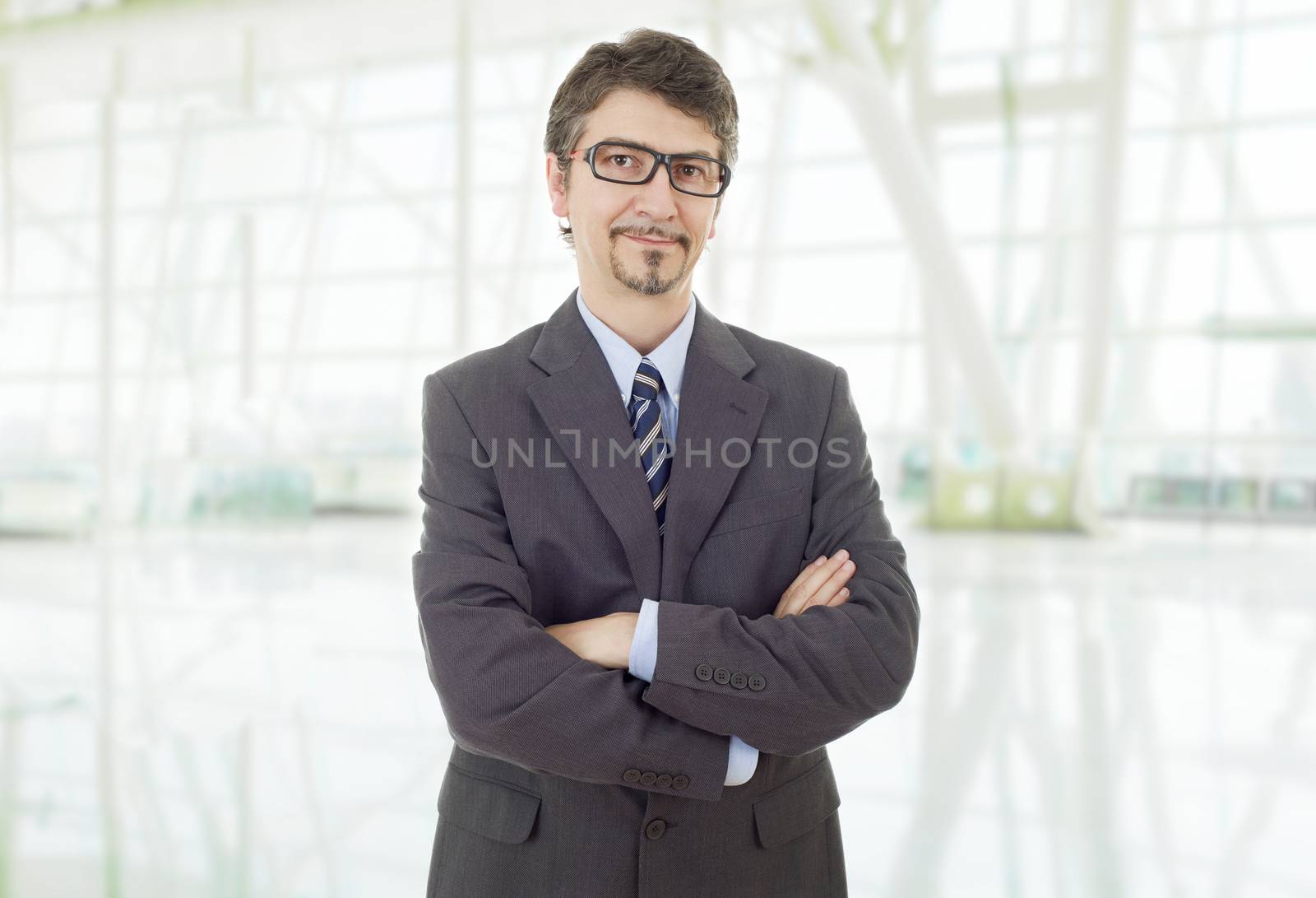 young business man portrait at the office