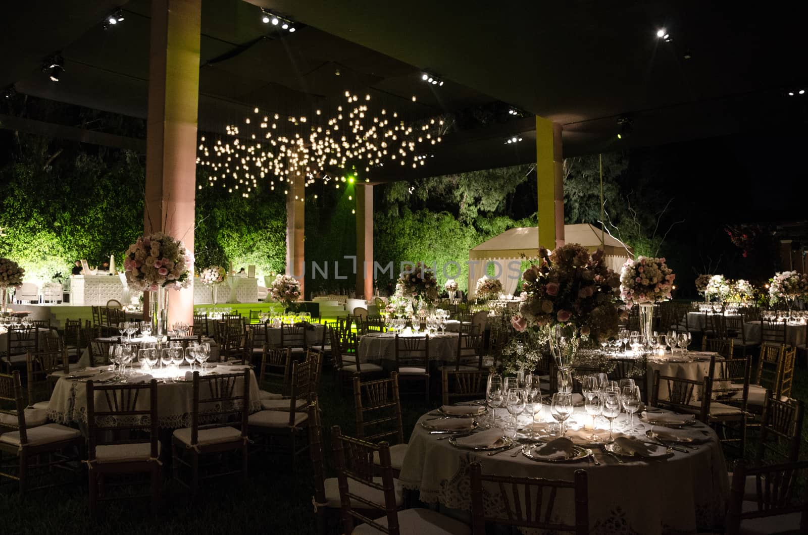 Wedding decoration background